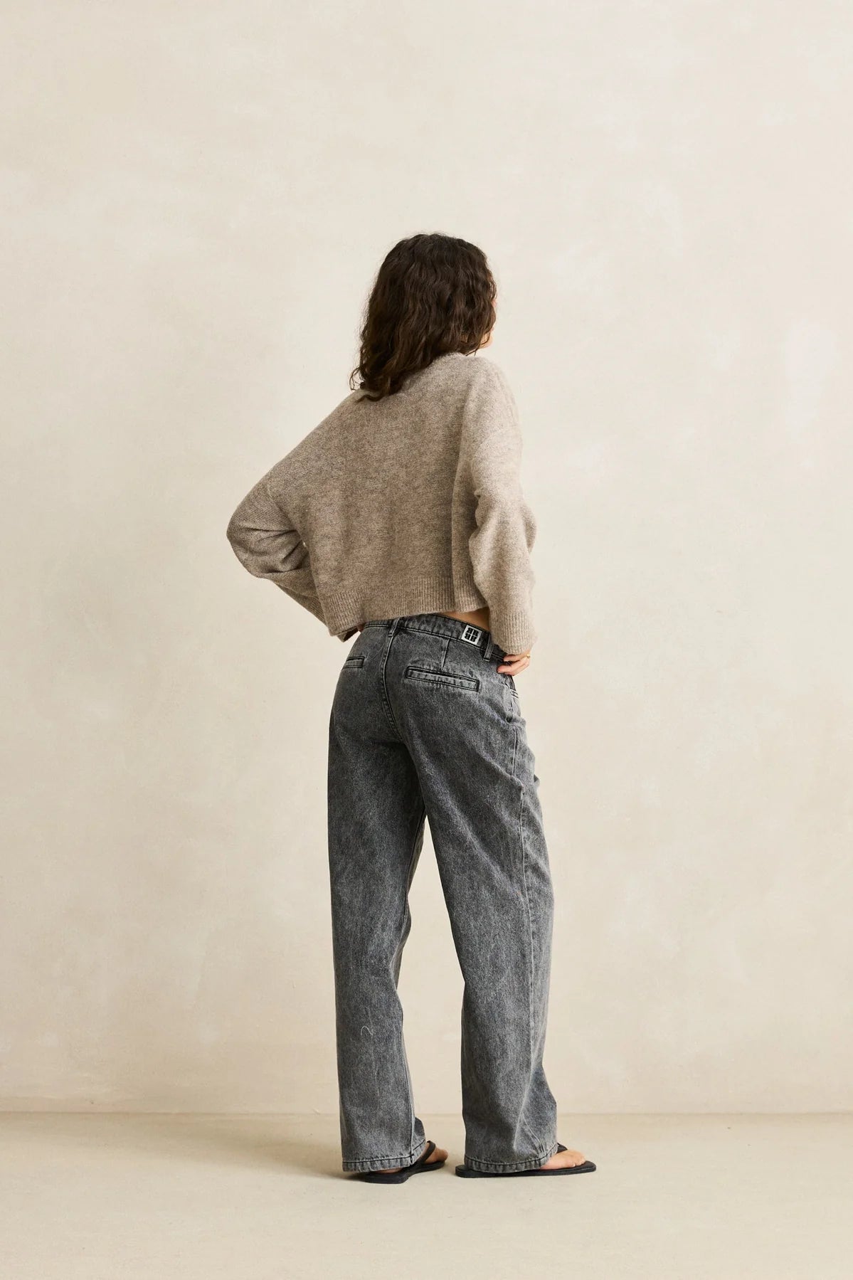 Blanca Floral Crop Cardigan - Natural