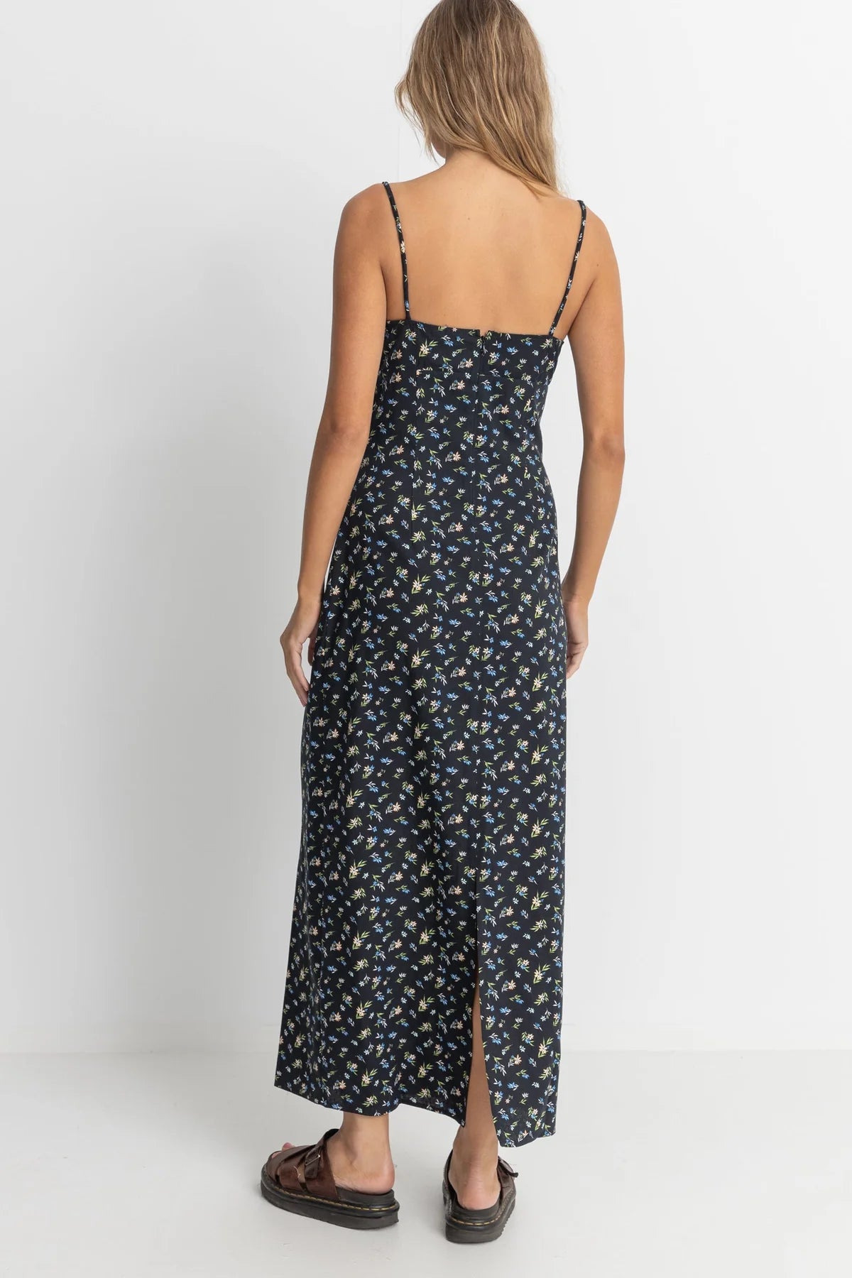 Fleur Floral Gathered Maxi Dress
