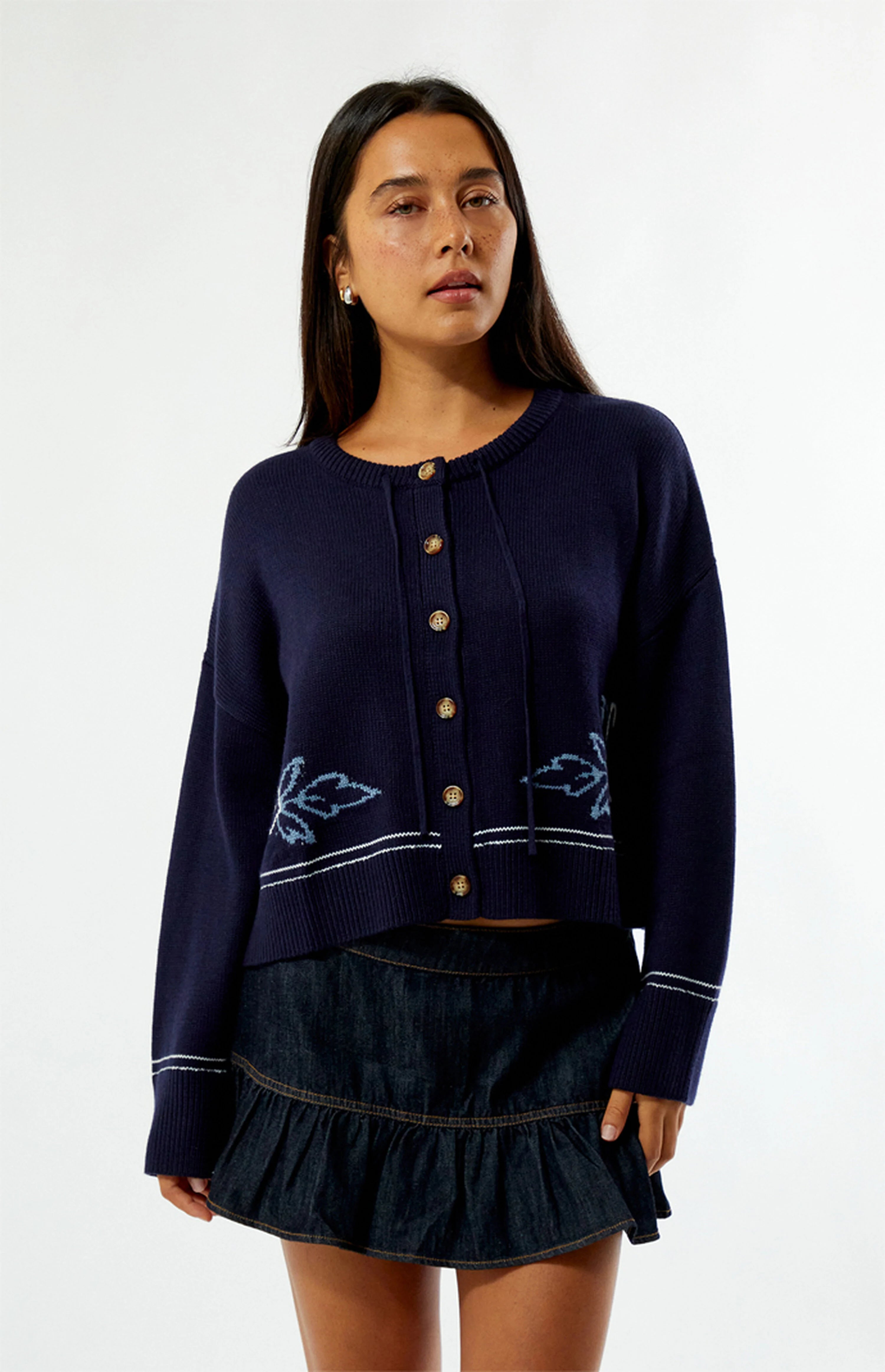 Ravello Knit Cardigan - Navy