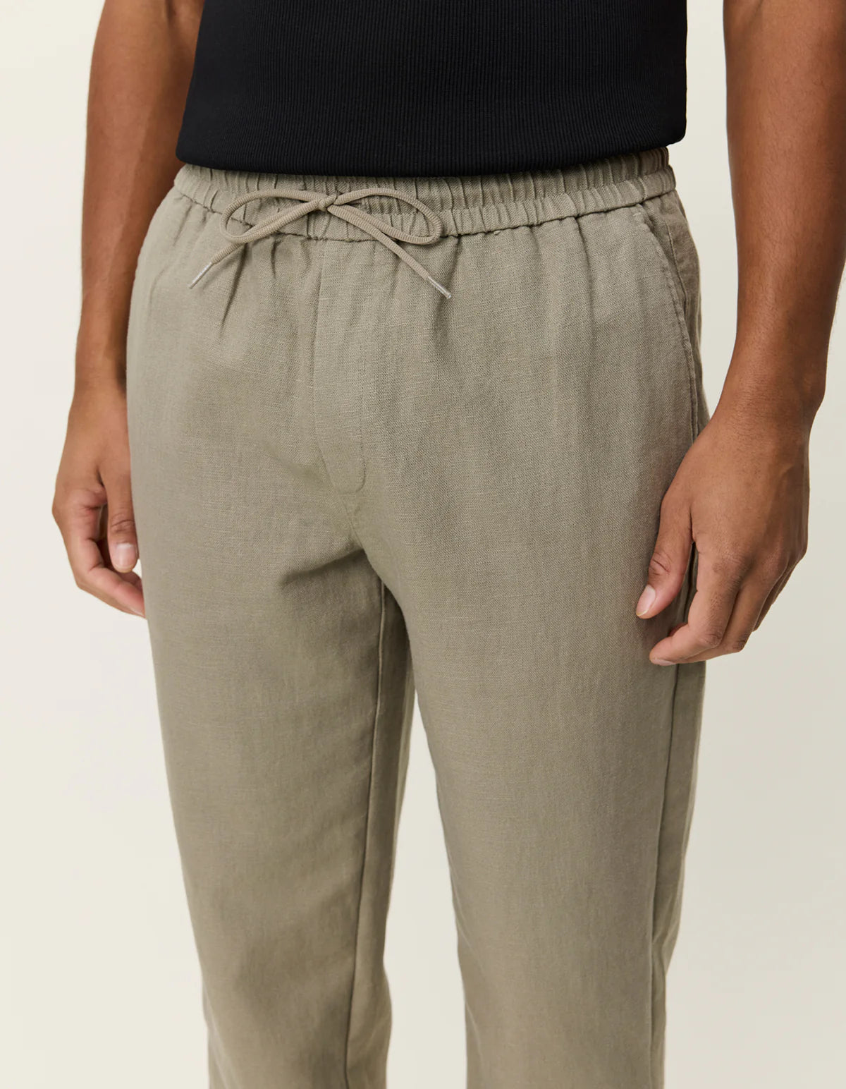 Patrick Linen Pants - Laurel Oak Sand