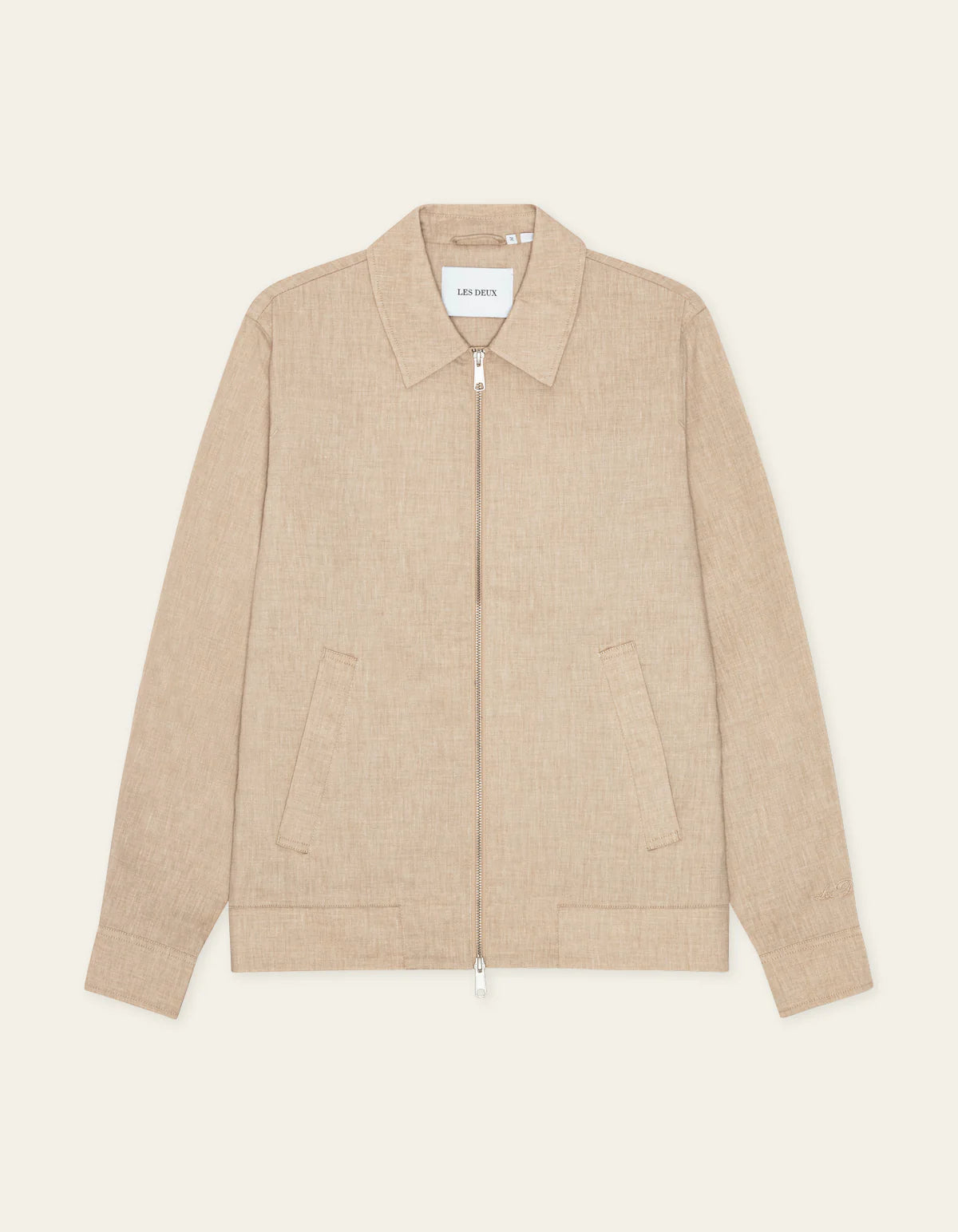 Como Coach Slub Jacket - Light Sand