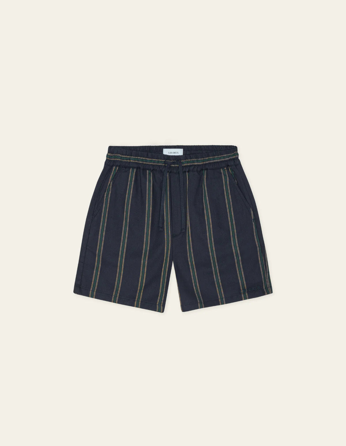 Lawson Stripe Shorts - Dark Navy