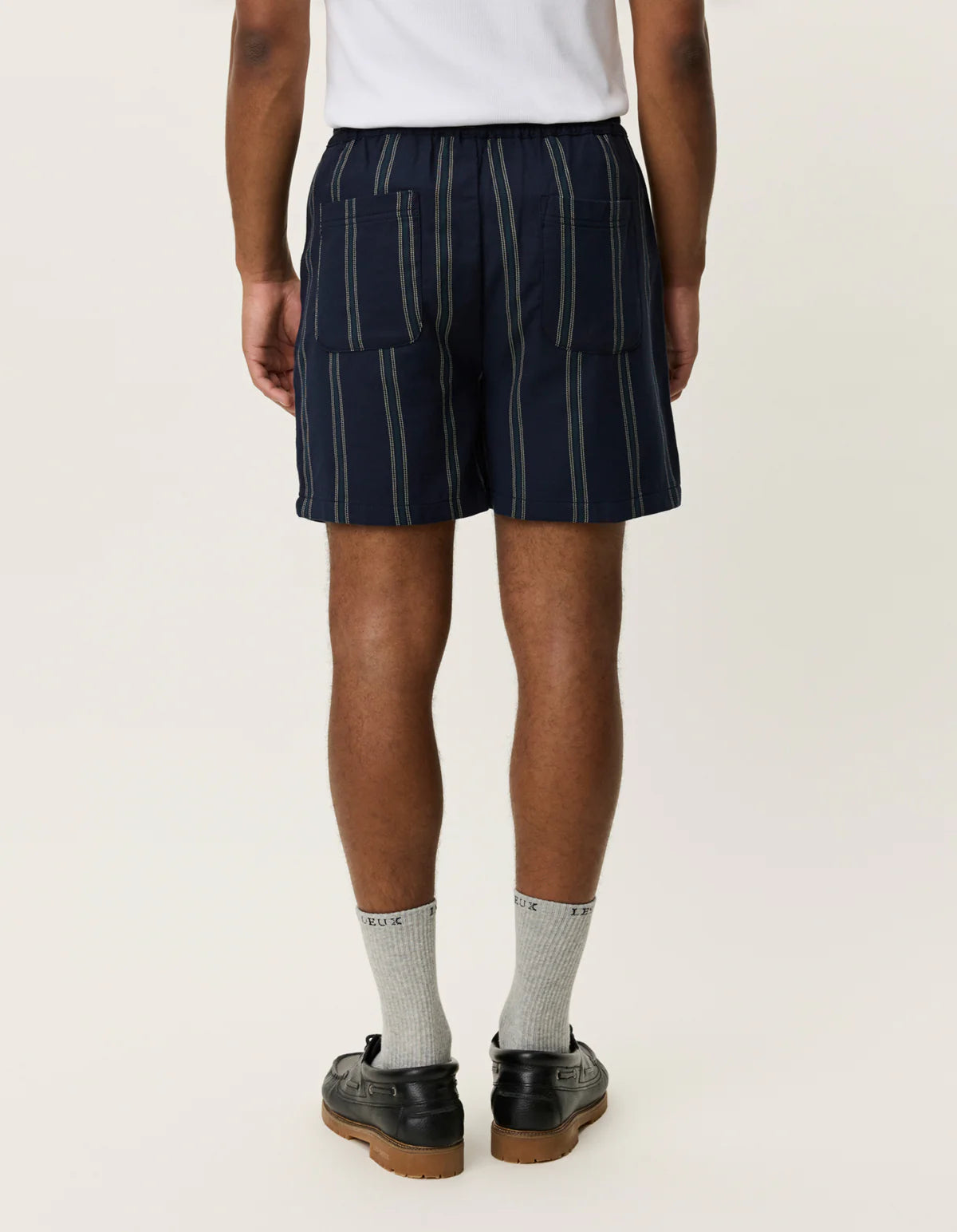 Lawson Stripe Shorts - Dark Navy