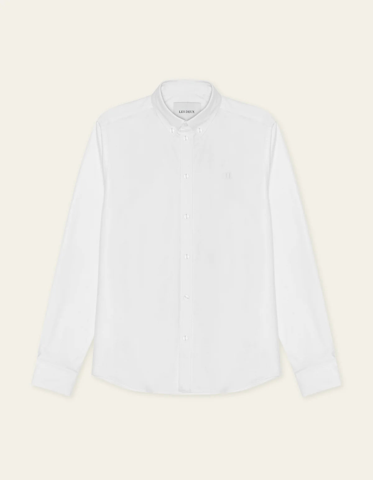 Konrad Oxford Shirt - White/White