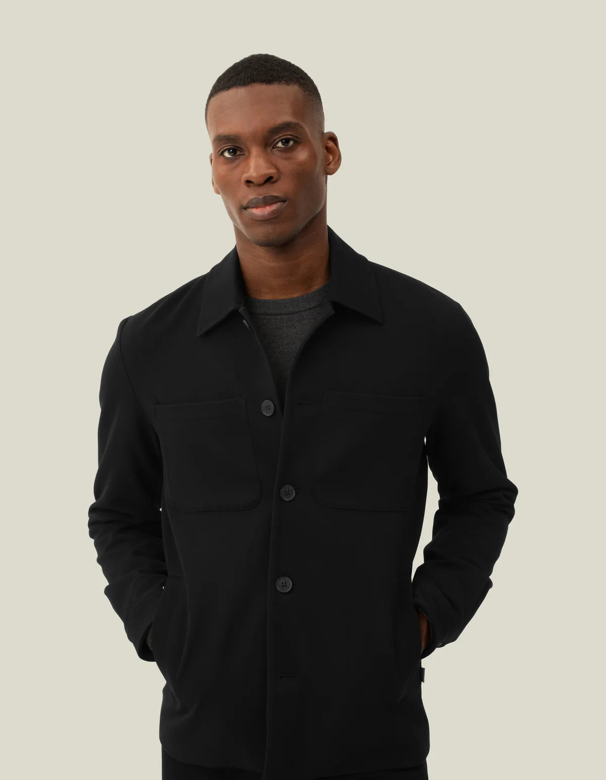 Marseille Hybrid Jacket - Black