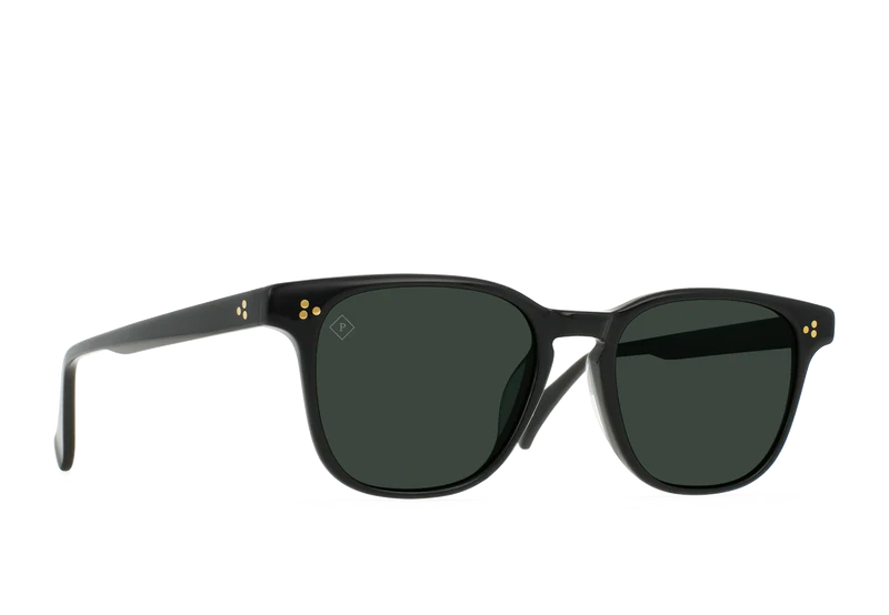 Alvez - Recycled Black / Green Polarized
