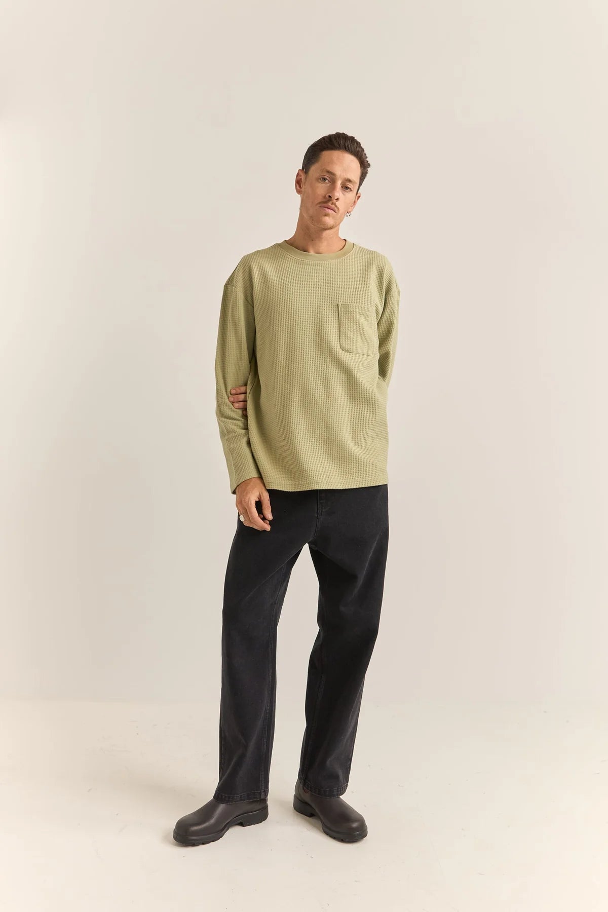 Vintage Waffle LS T-Shirt