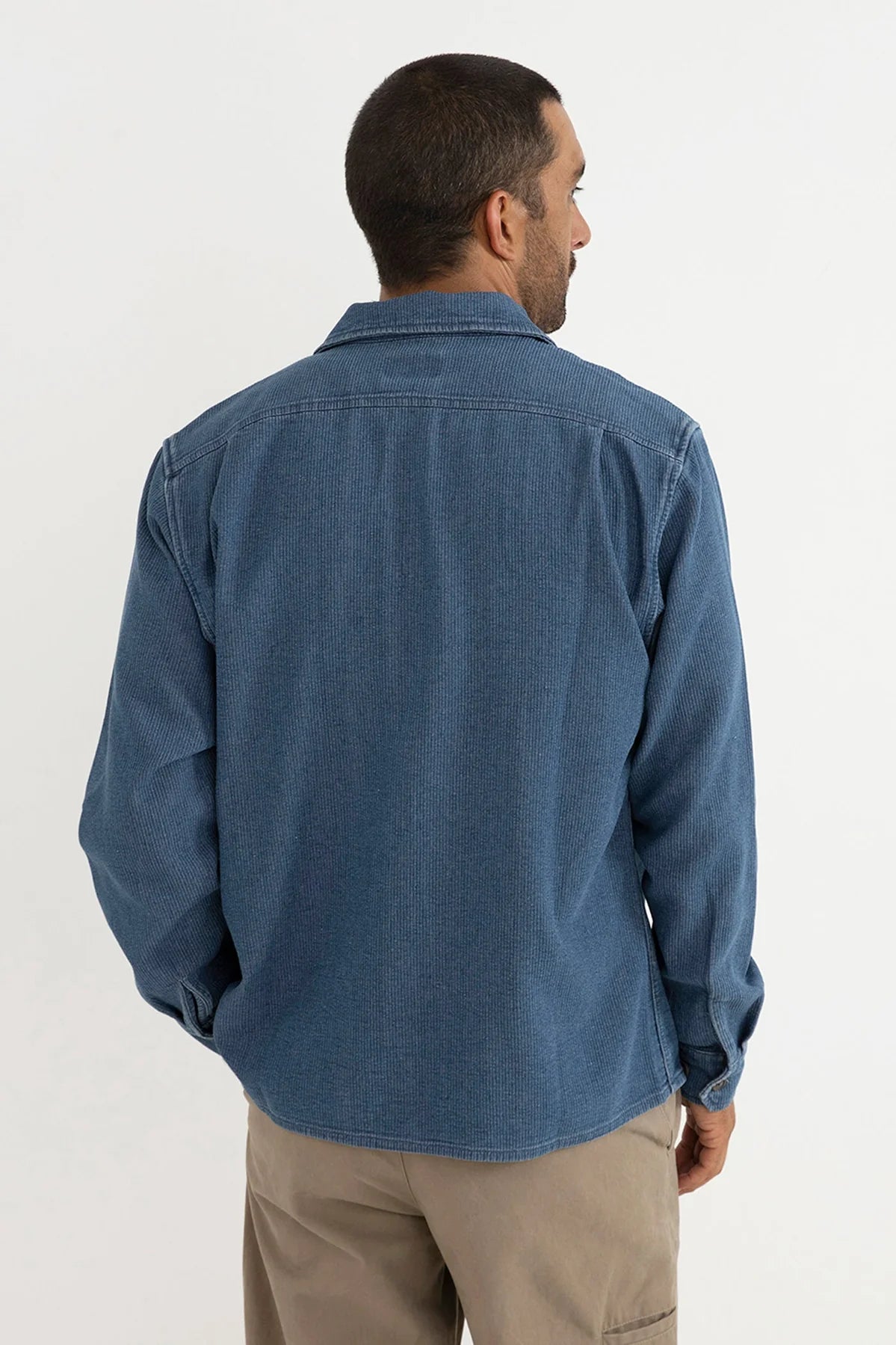 Textured Wale Long Sleeve Shirt