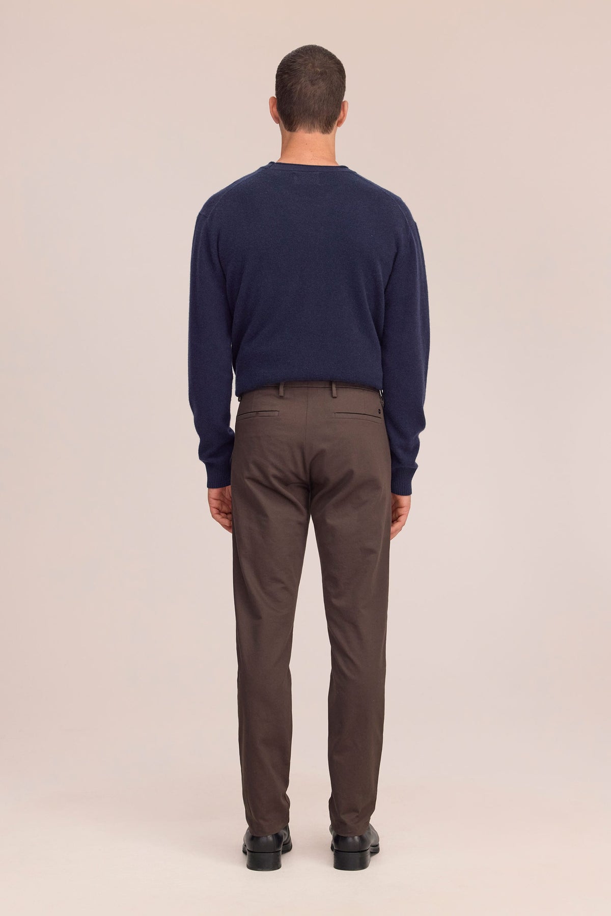 Theo - Classic Tailored Slim Fit Chino - Earthwood