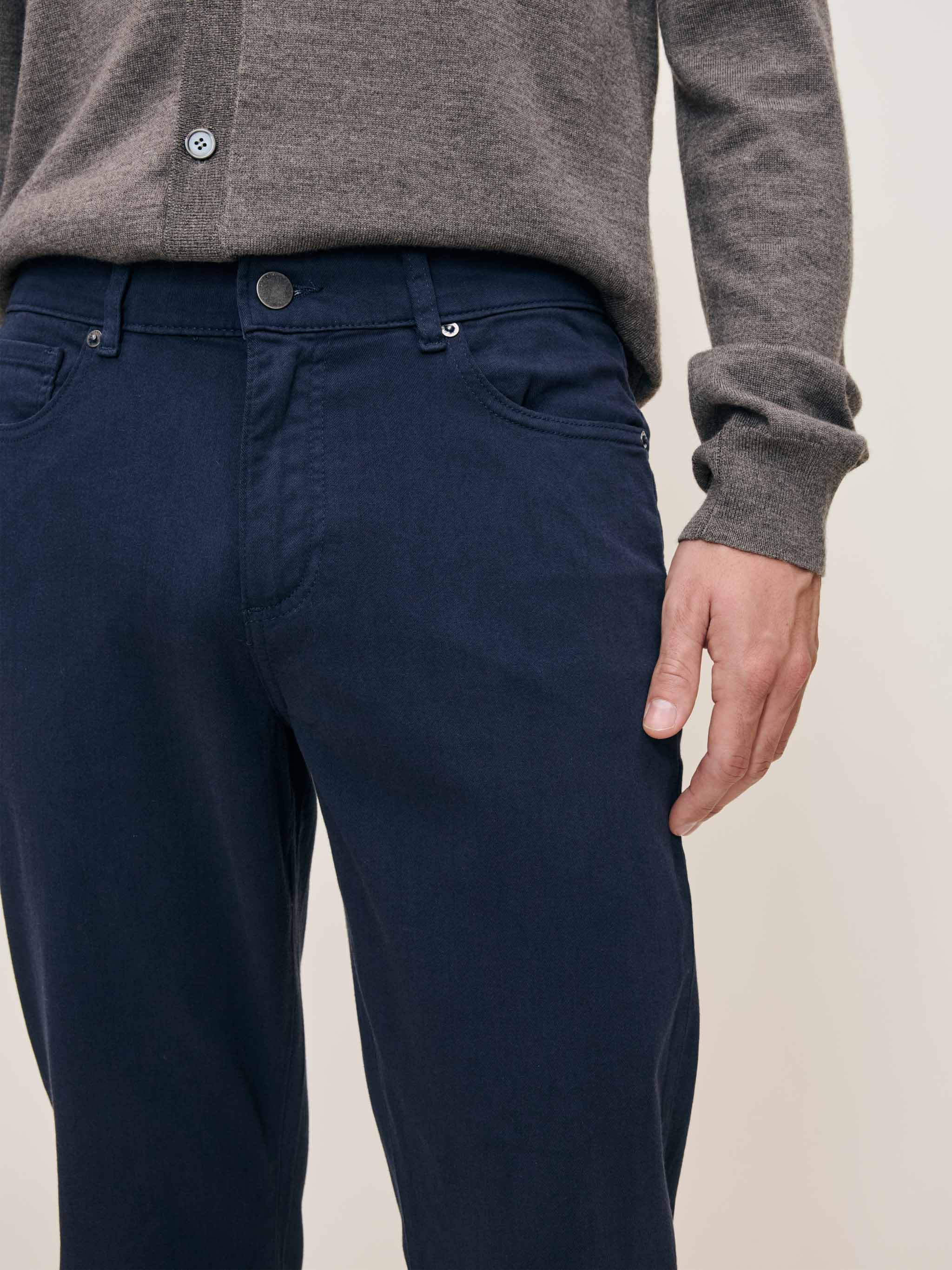 Russell Slim Straight Pants - Classic Navy