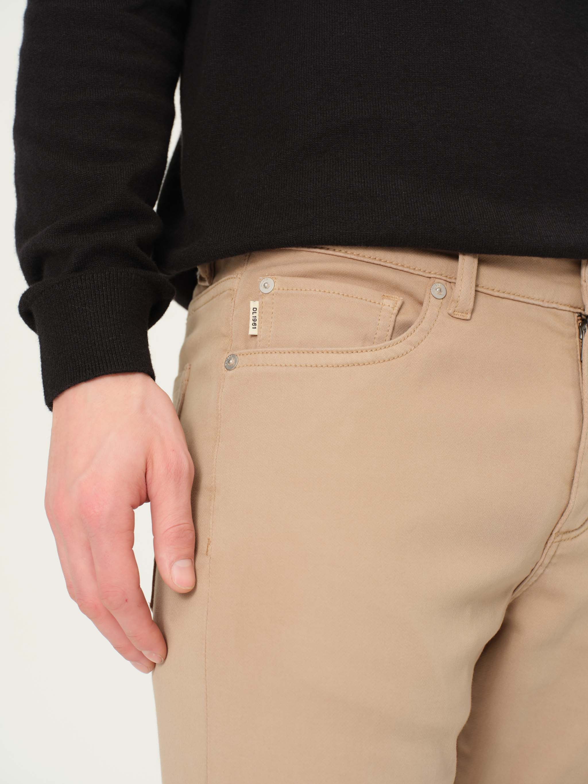 Russell Slim Straight Jeans - Sand Stone