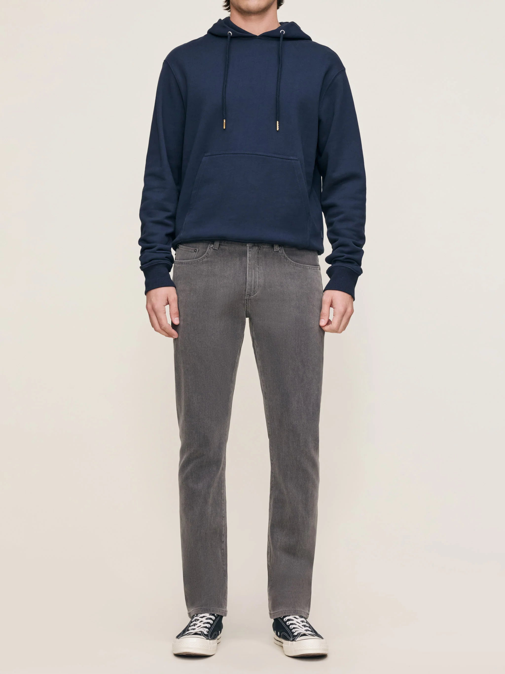 Russell Slim Straight Jeans - Weathered Grey