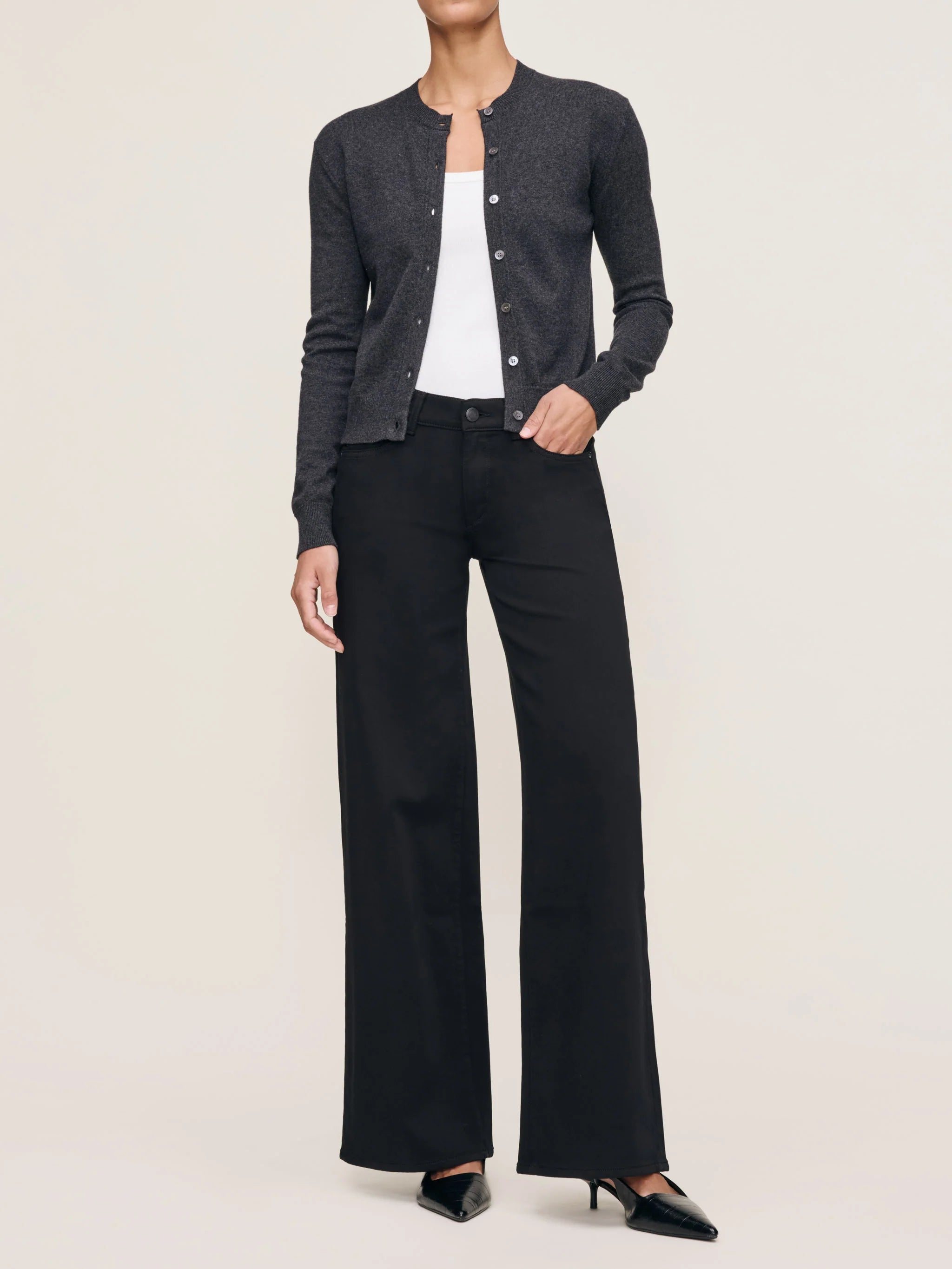 Brinn Cardigan - Charcoal Grey