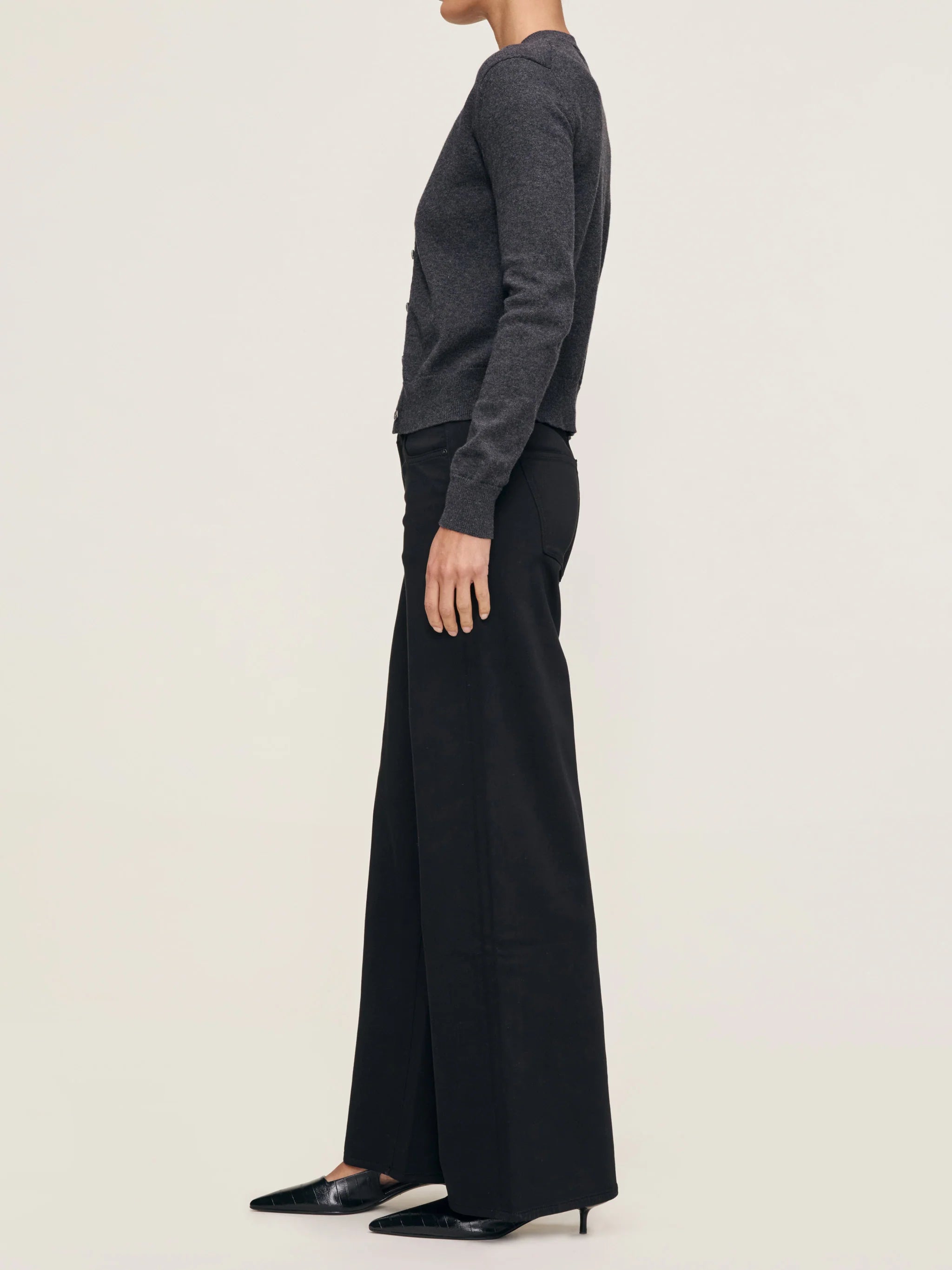 Brinn Cardigan - Charcoal Grey