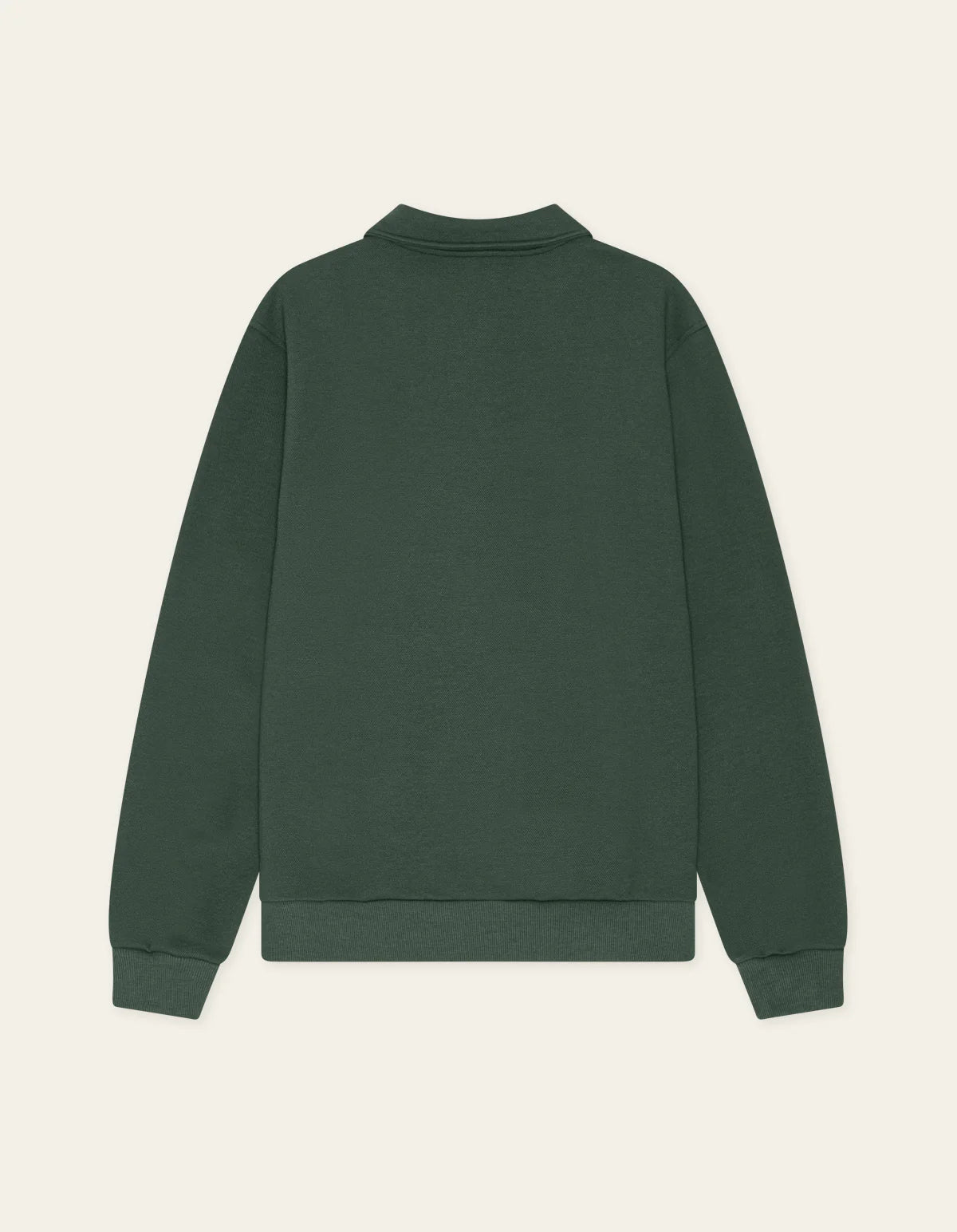 Piqué Polo Sweatshirt - Pine Green