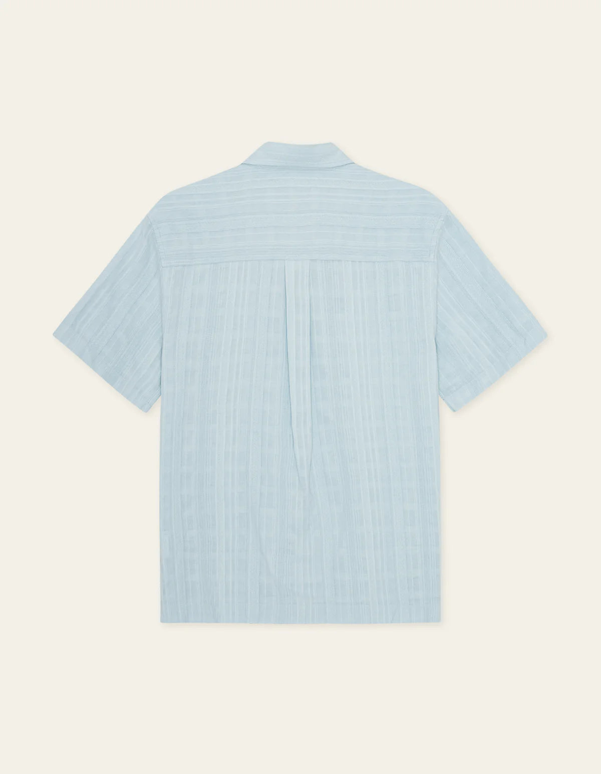 Structured Short Sleeve Shirt - Skyway Blue