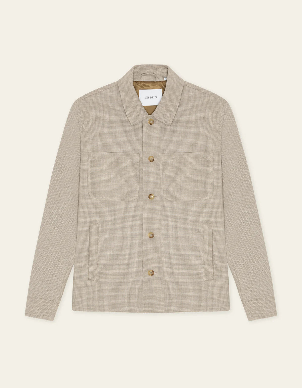 Mini Check Hybrid Jacket - Bungee Cord Brown