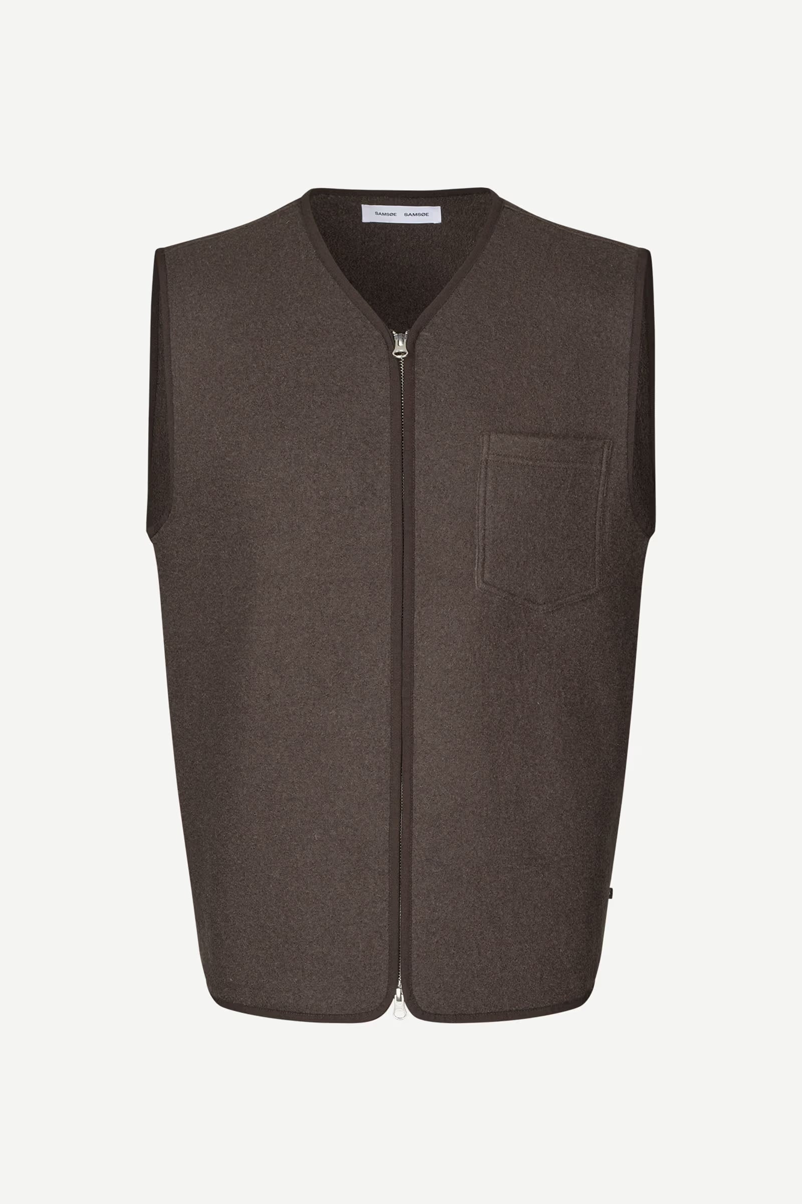 Sahannes Vest 14612 - Turkish Coffee