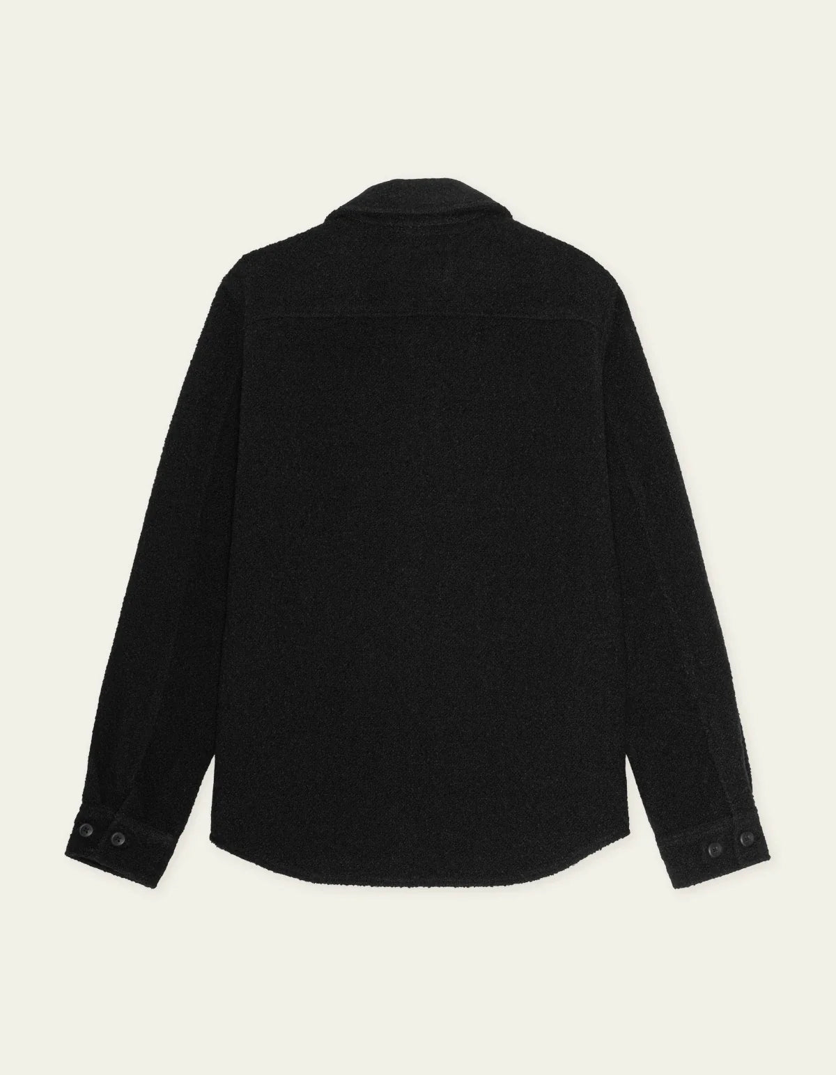 Bouclé Overshirt - Black