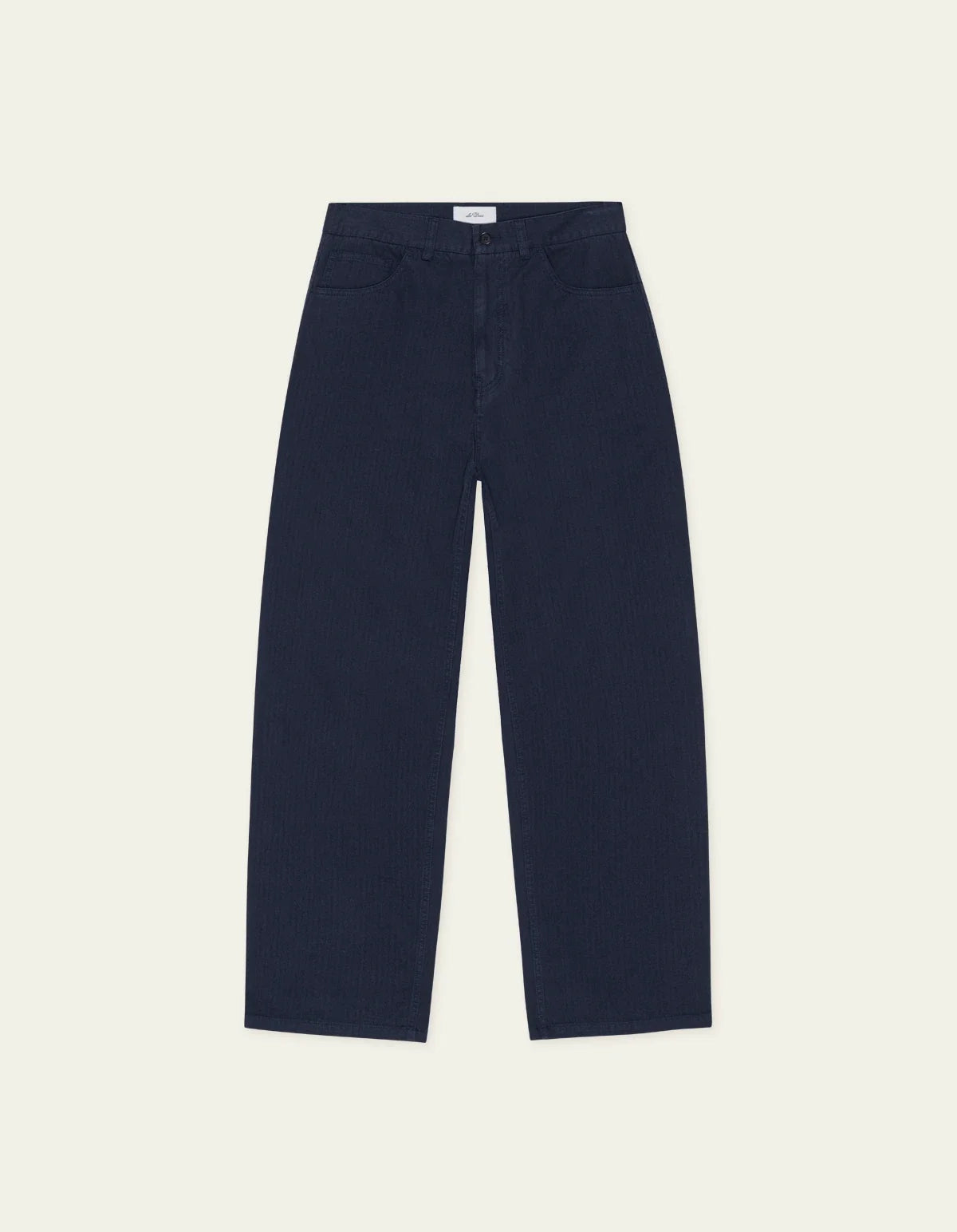 Roi Carpenter Herringbone Pants - Dark Navy Blue