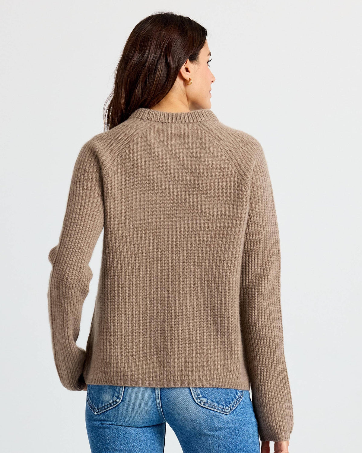 Cashmere Fisherman Crew - Driftwood