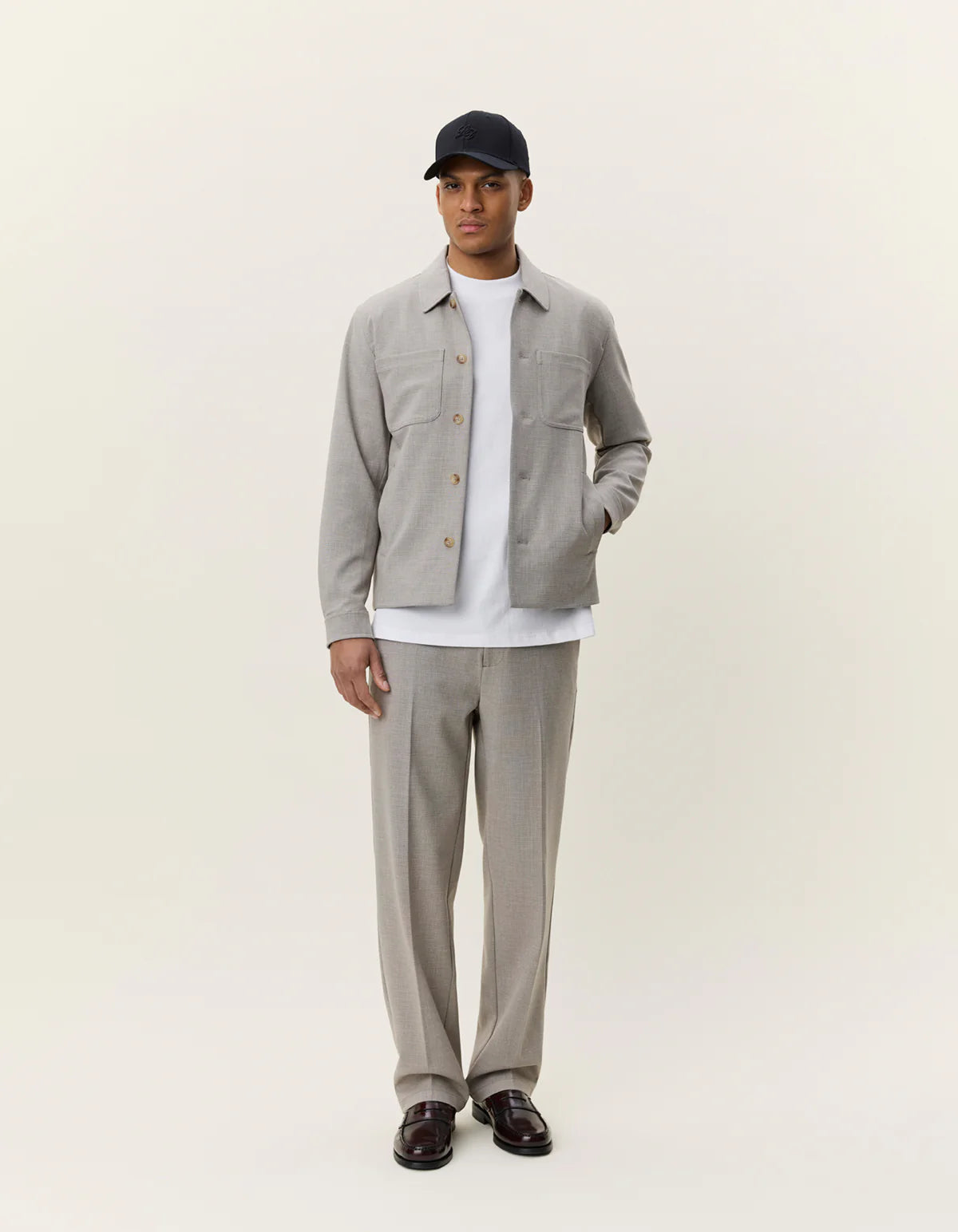 Mini Check Hybrid Jacket - Bungee Cord Brown