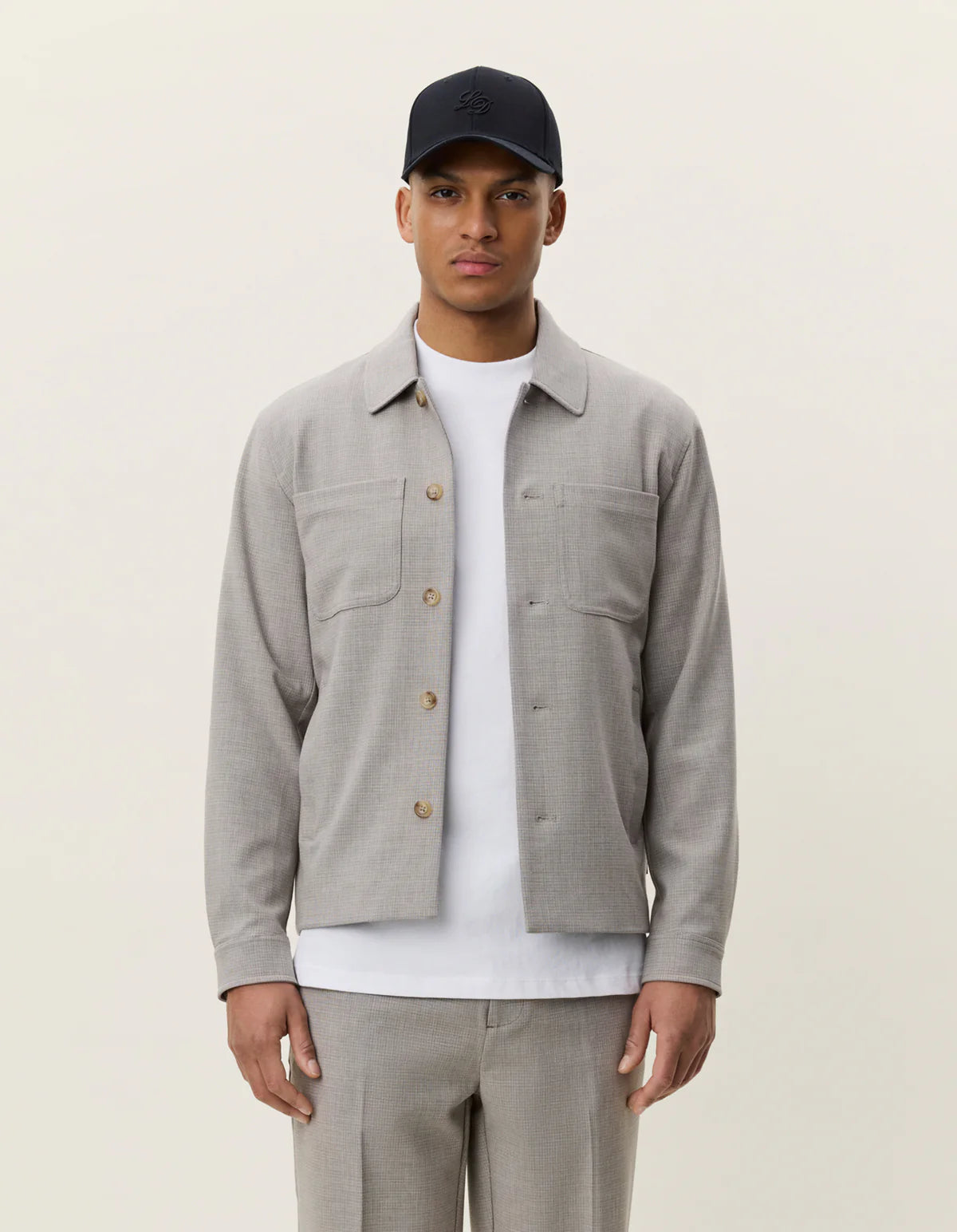 Mini Check Hybrid Jacket - Bungee Cord Brown