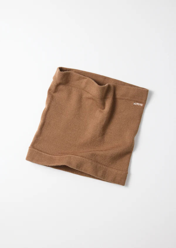Stretchy Tube Neck Gaiter / Light Brown Winter25
