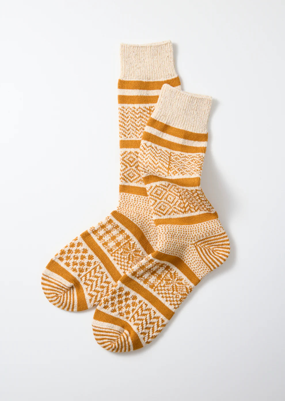 Multi Jacquard Crew Socks