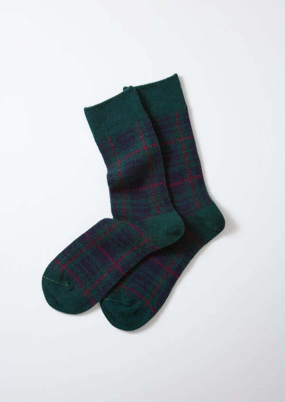 Check Pattern Merino Socks