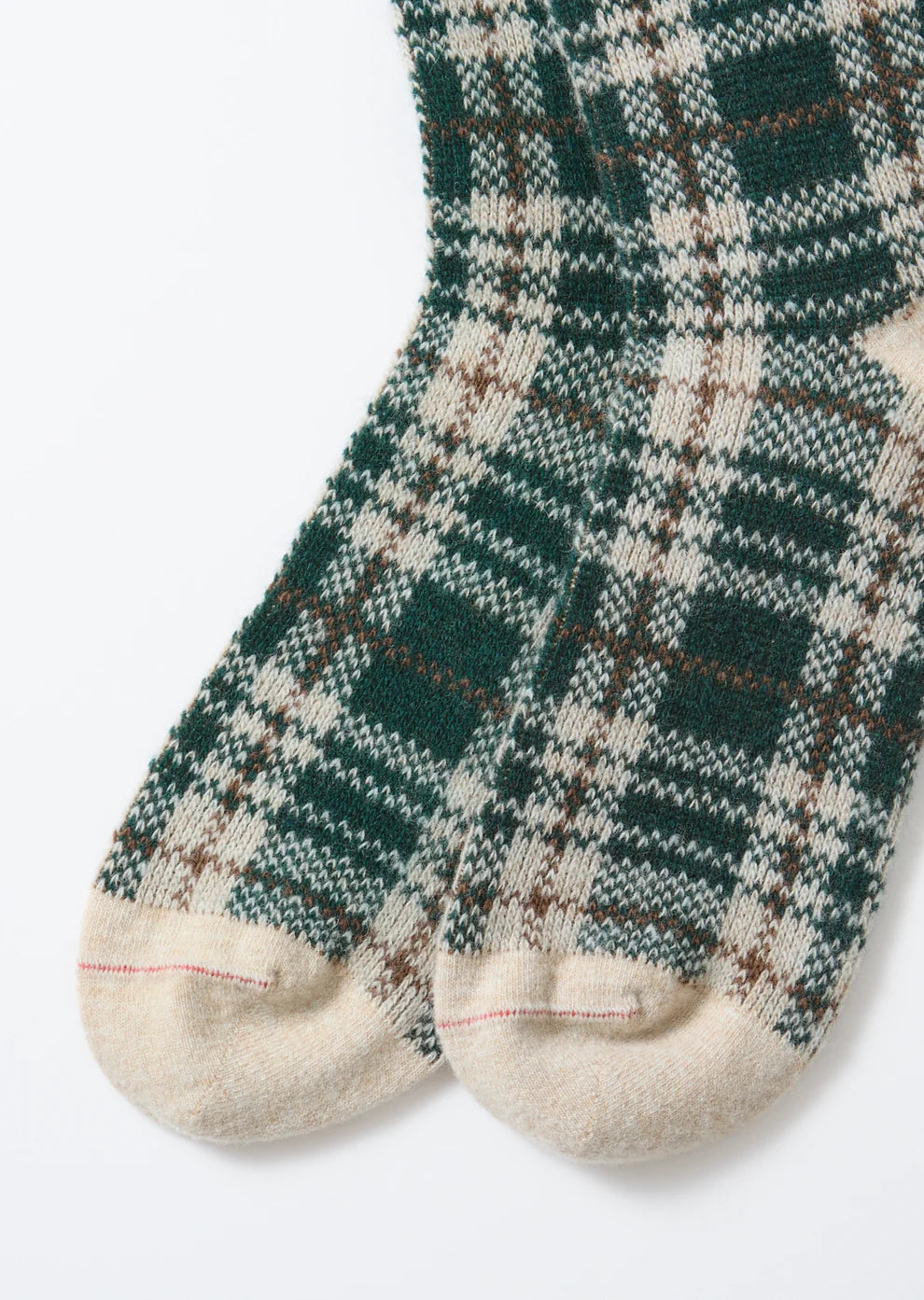 Check Pattern Merino Socks