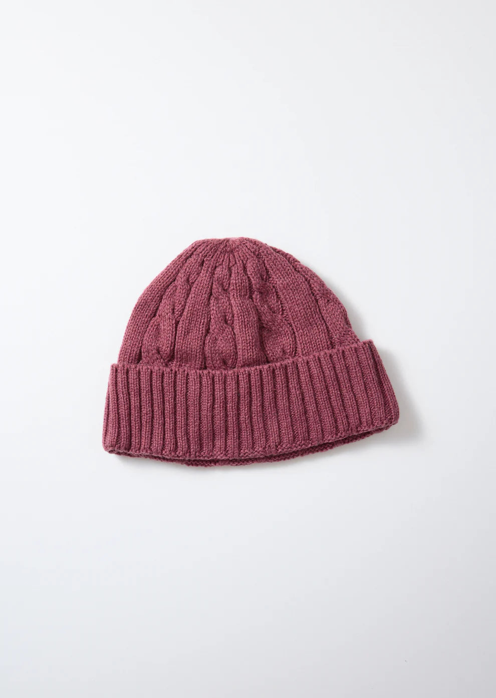 Washable Merino Cable Watch Cap