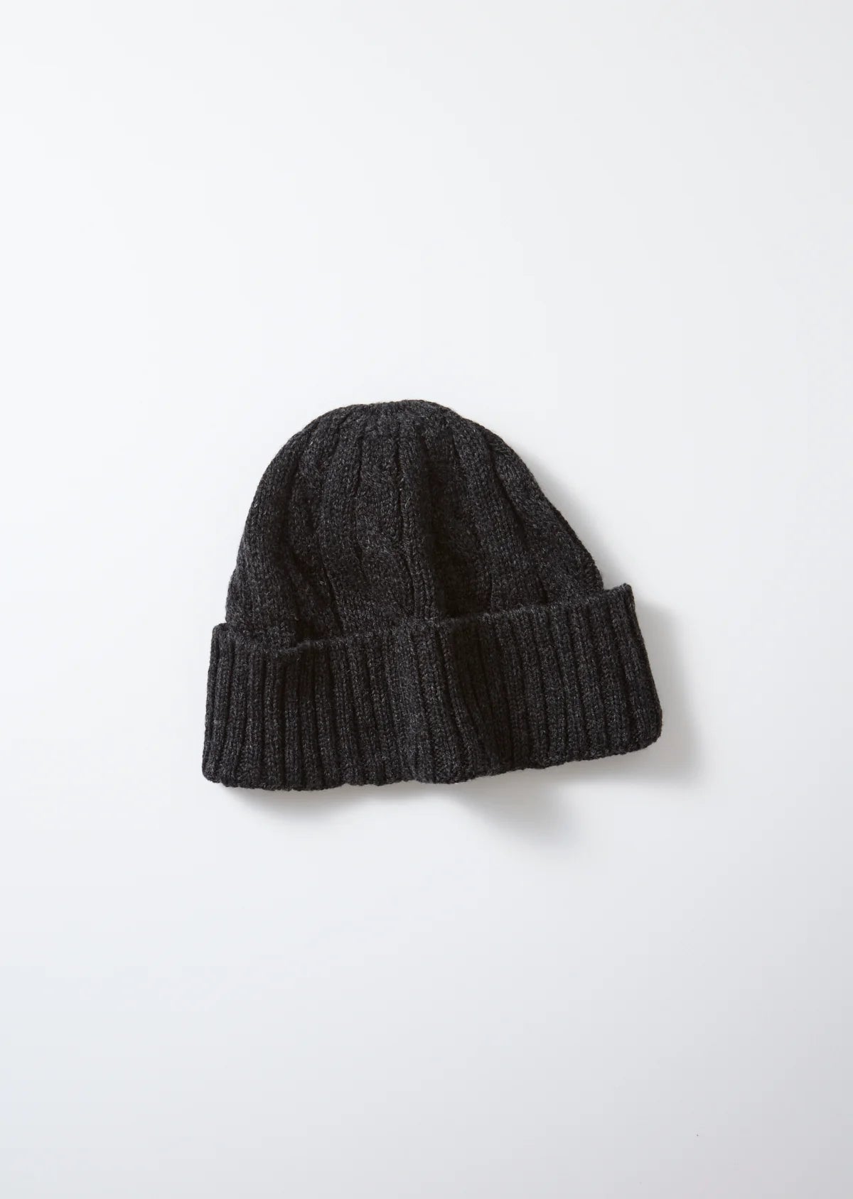 Washable Merino Cable Watch Cap