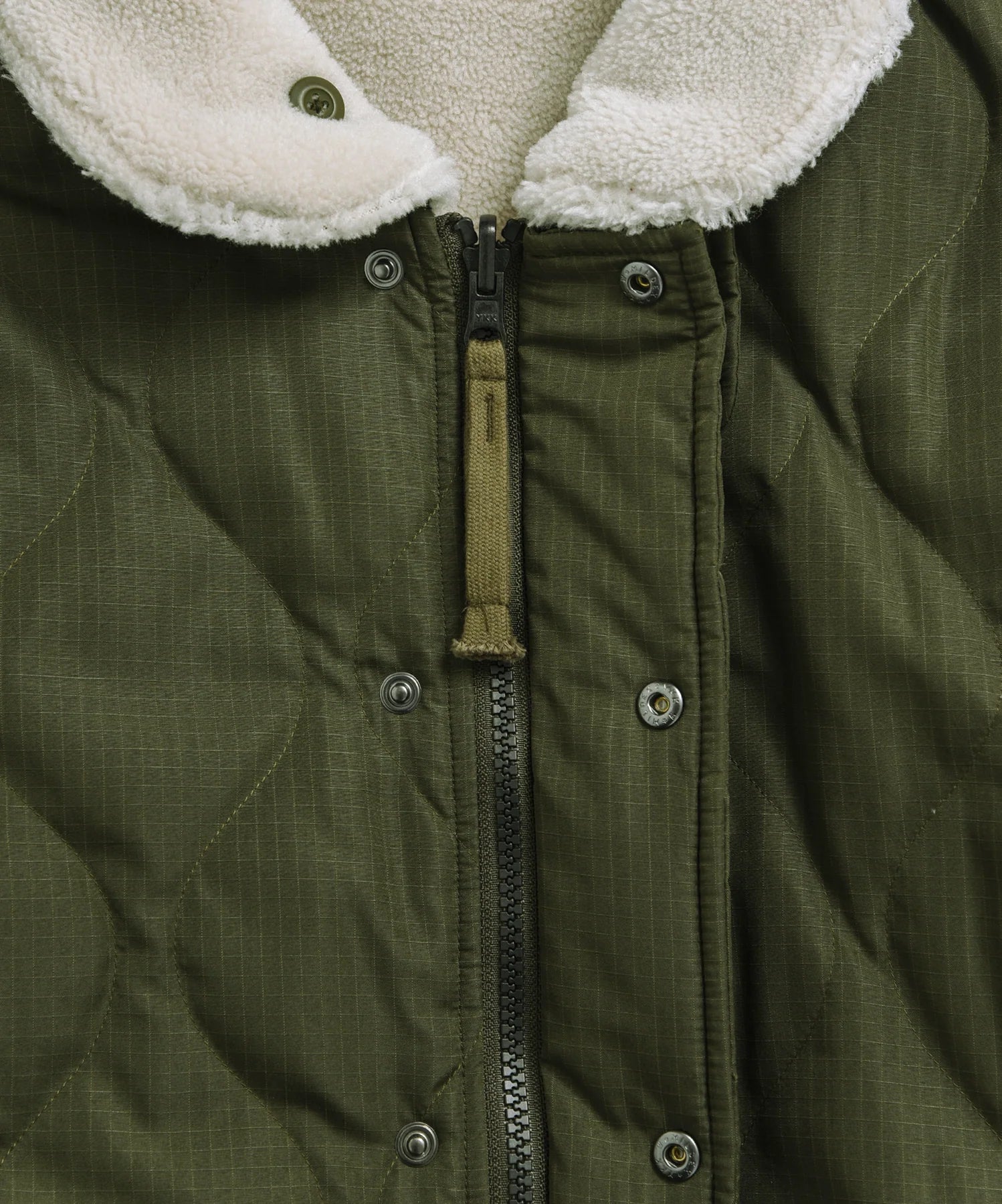 Unisex Military Reversible Down + Boa N-1 Type Jacket