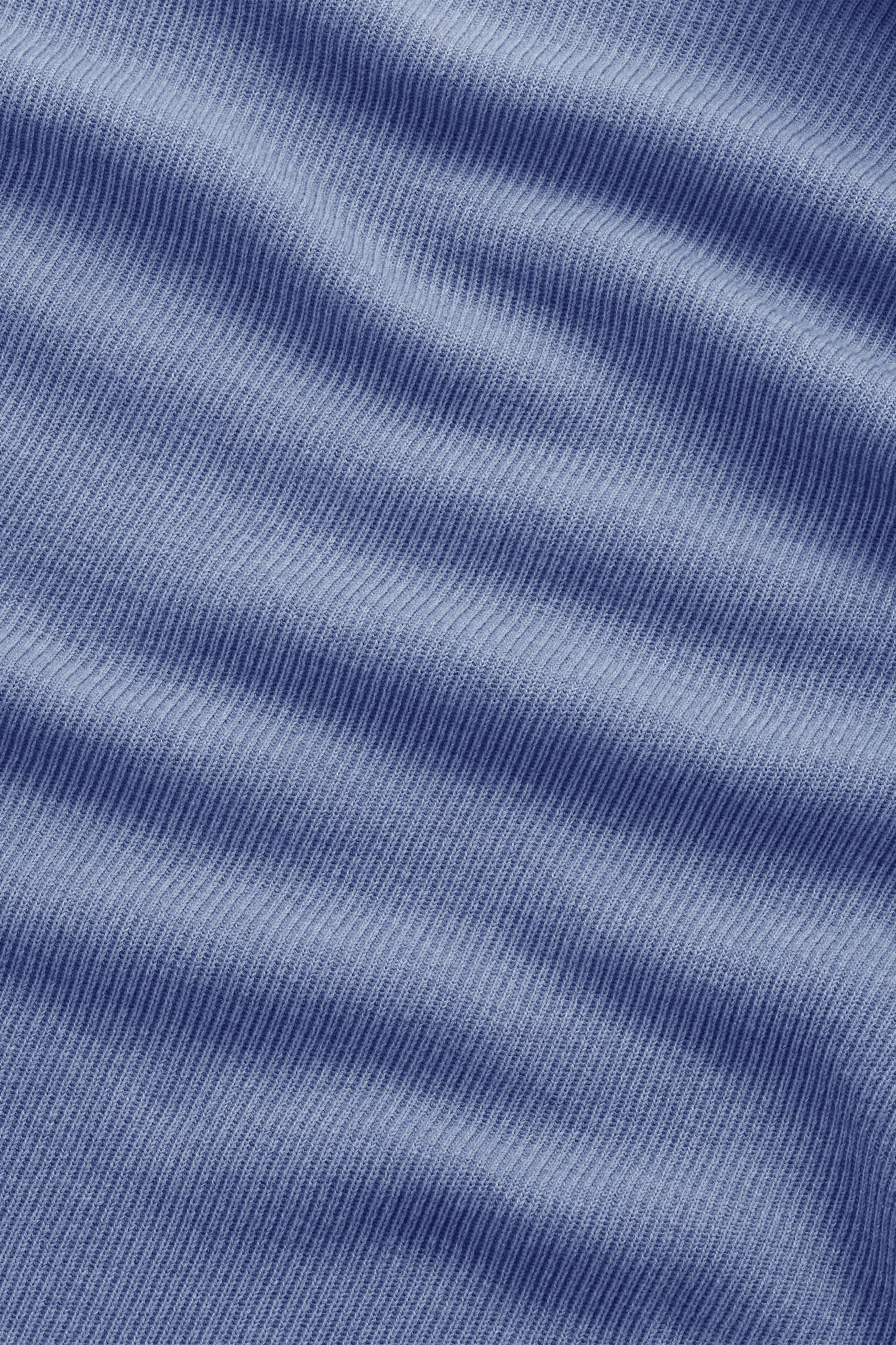 Kevin Ribbed Organic Cotton Sweater - Stone Blue