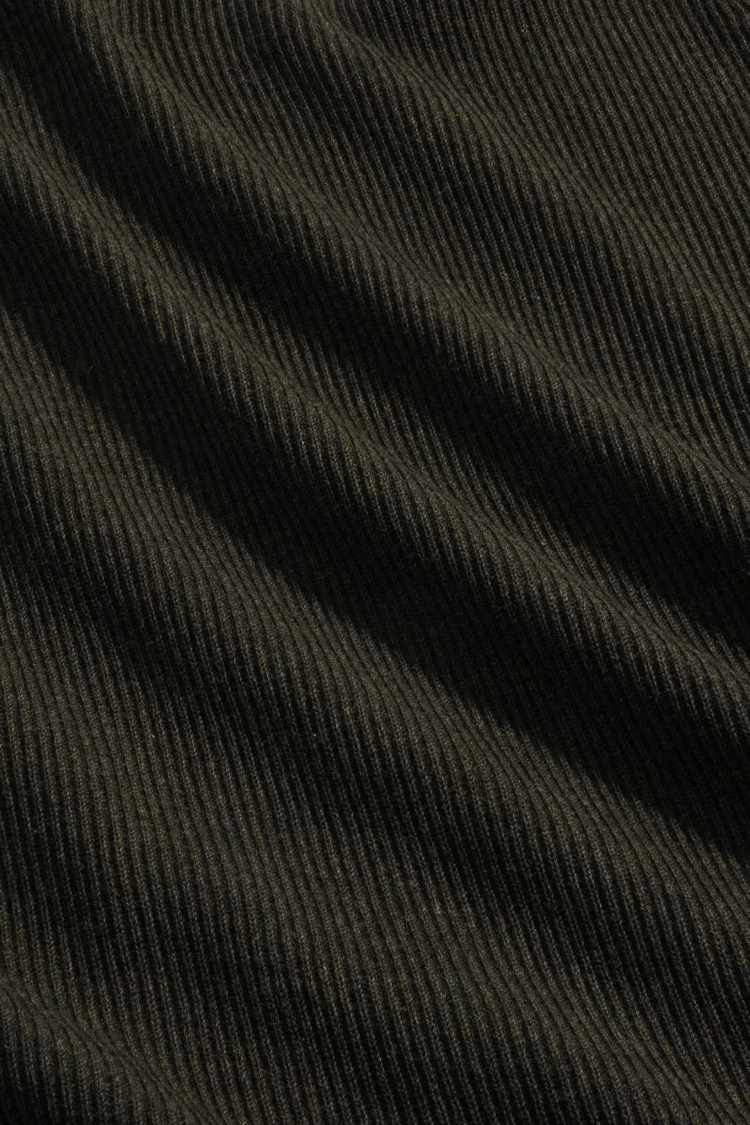 Kevin Ribbed Organic Cotton Sweater - Dark Army