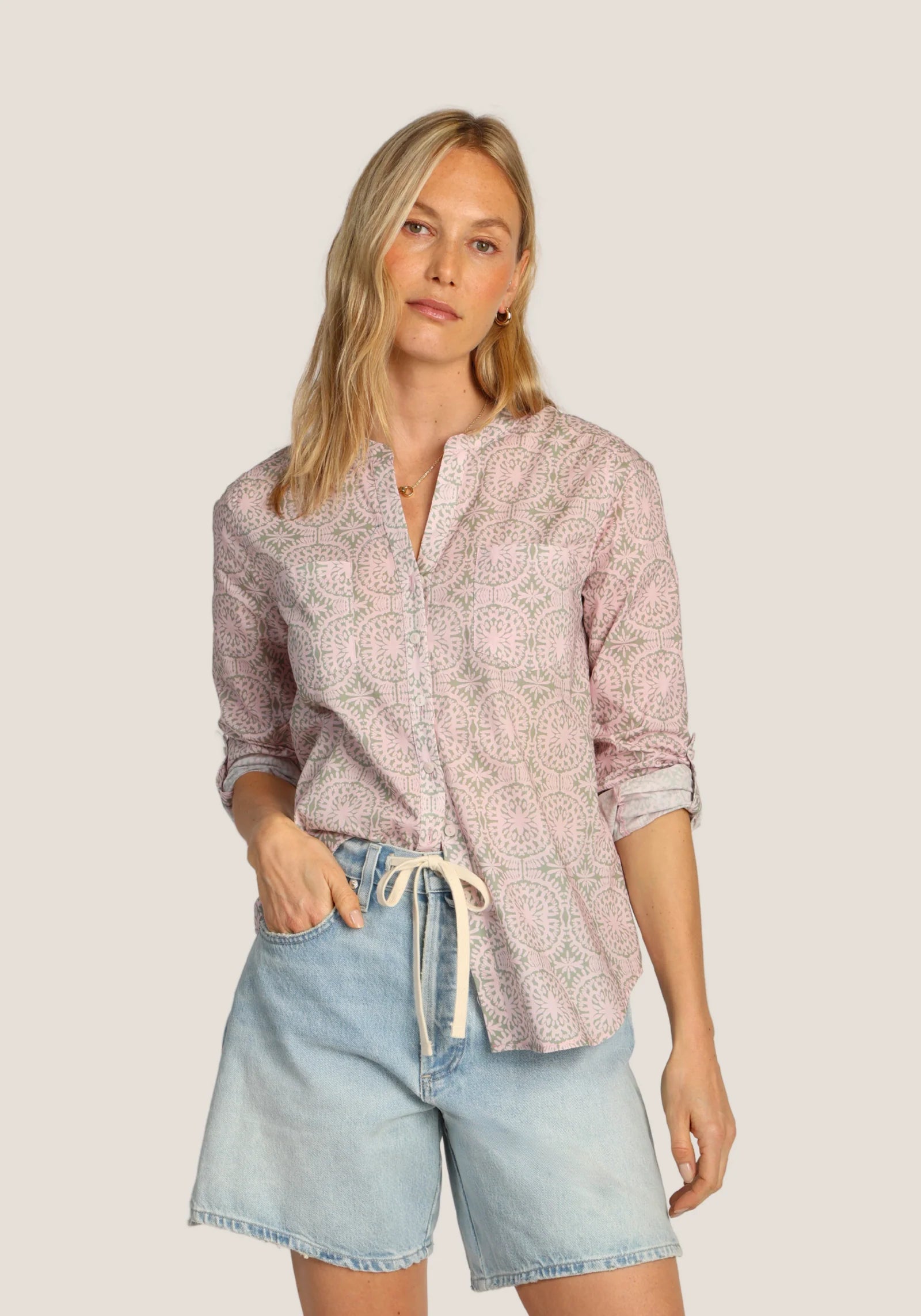 Roll-Up Sleeve Shirt
