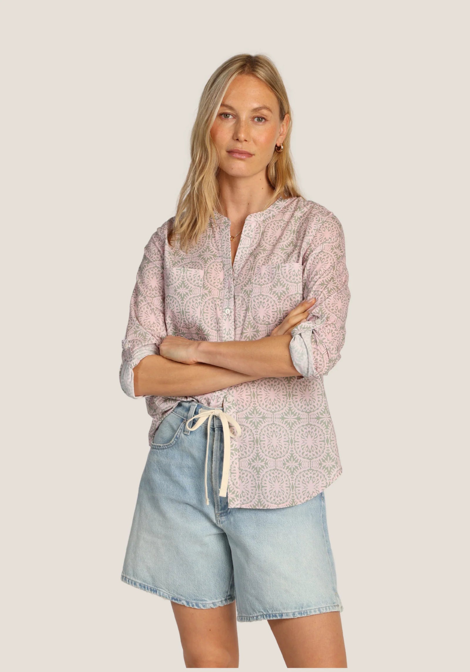 Roll-Up Sleeve Shirt