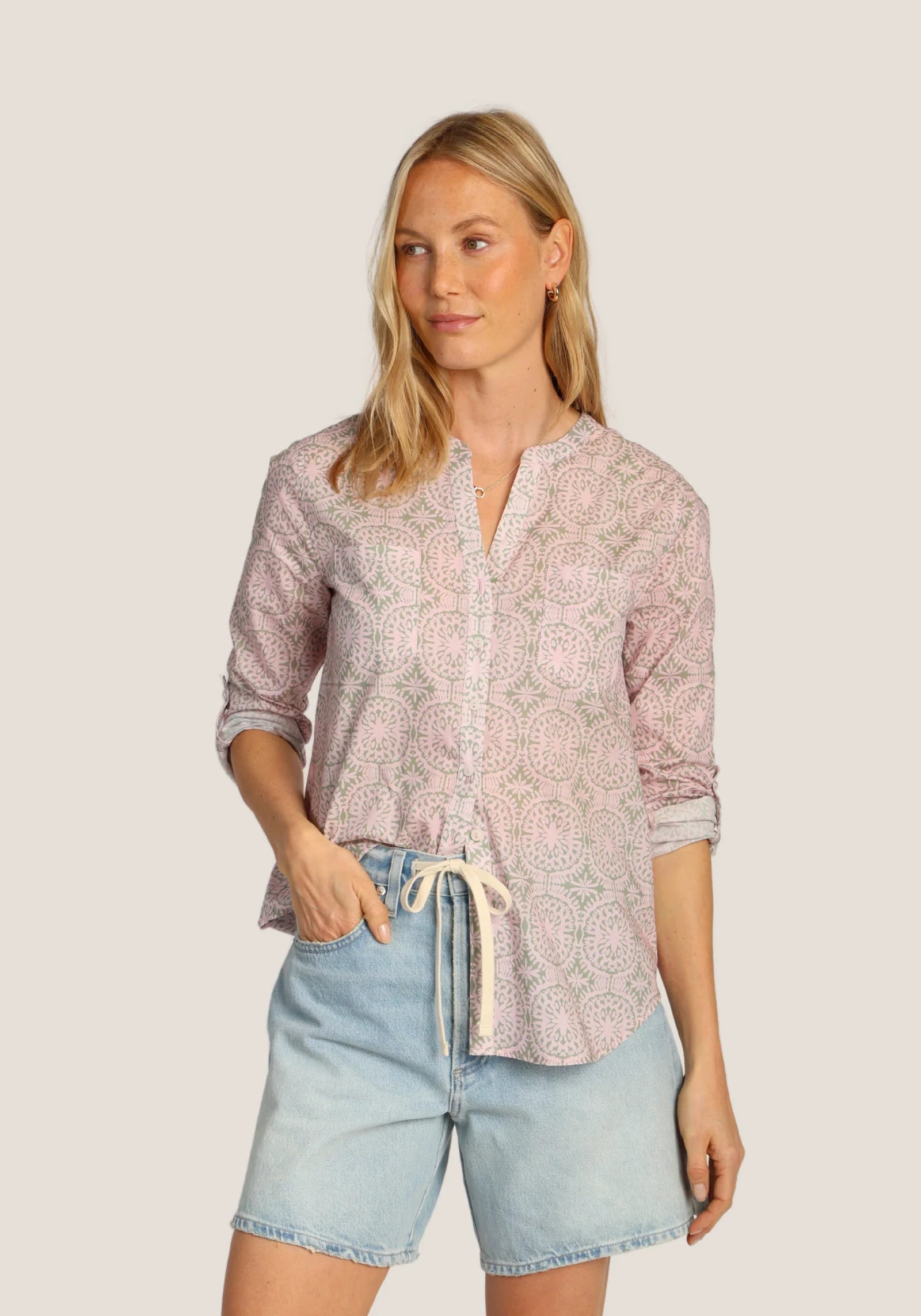 Roll-Up Sleeve Shirt