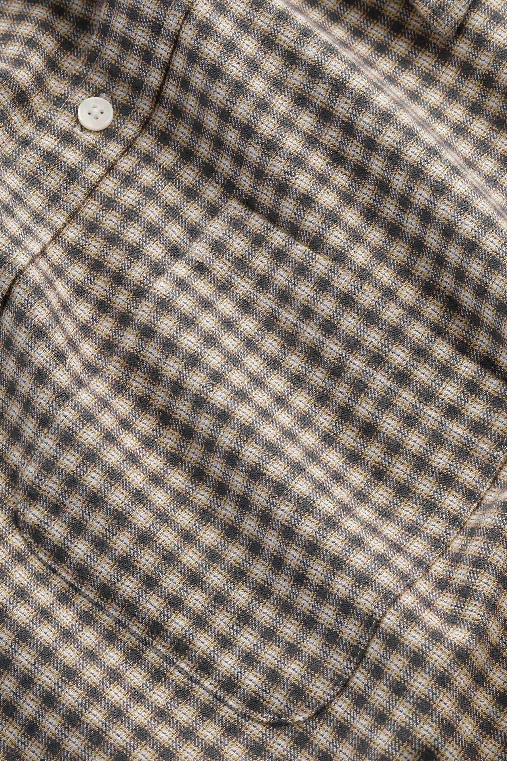 Deon - Casual Flannel Shirt - Sand Check