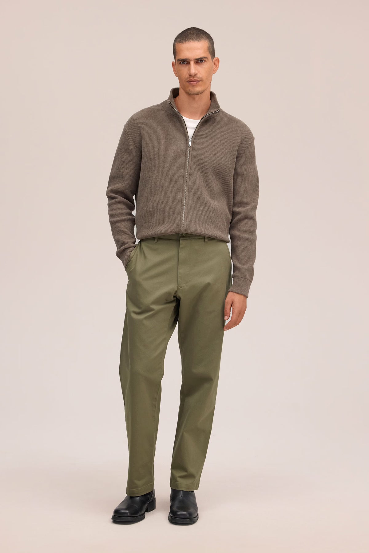 Danny - Ultra-Soft Full-Zip Sweater - Mable Husk