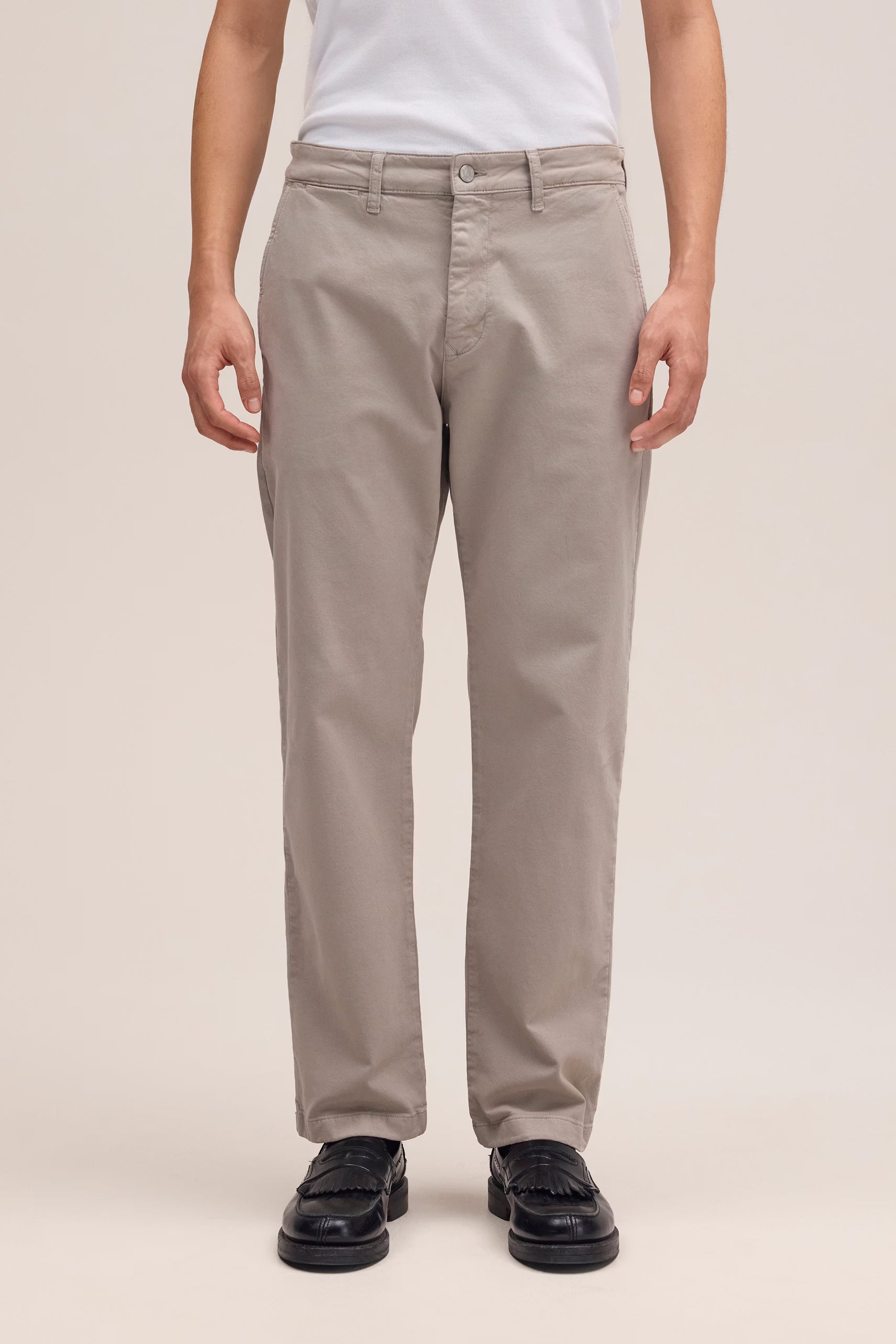 Aden Straight Leg Regular Fit Chino - Grey