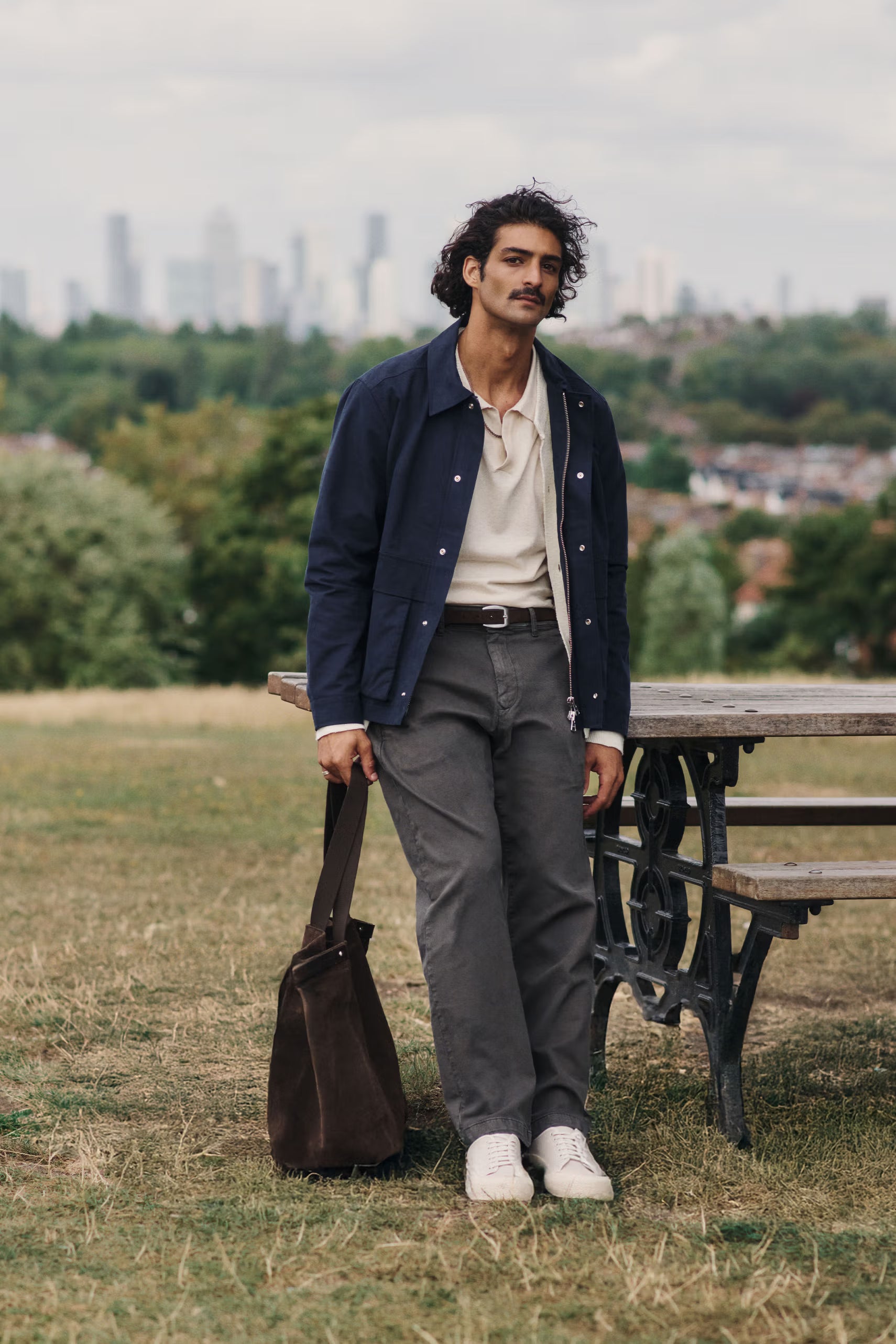 Aden Straight Leg Regular Fit Chino - Dark Army