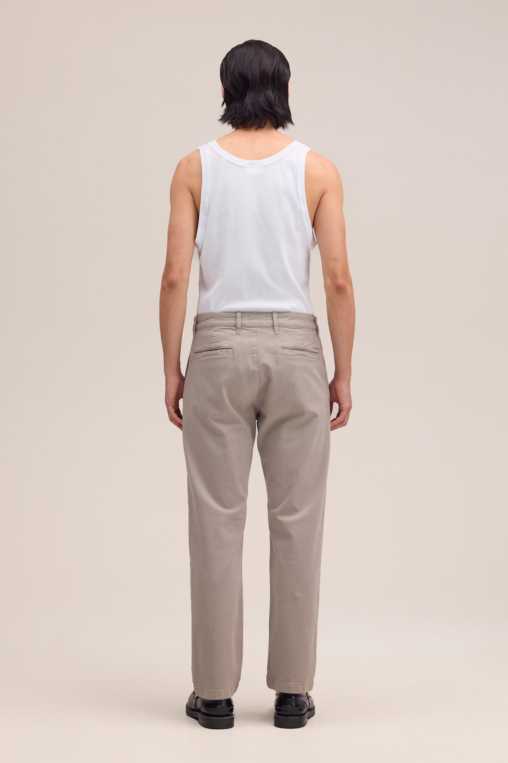 Aden Straight Leg Regular Fit Chino - Grey
