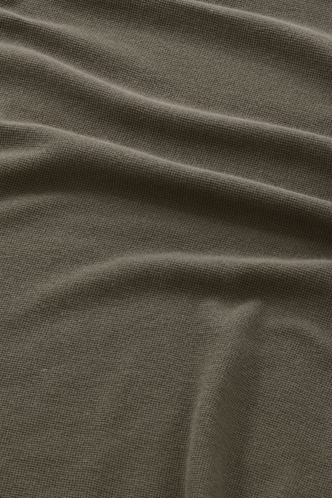 Clive Waffle Knit Tee - Capers