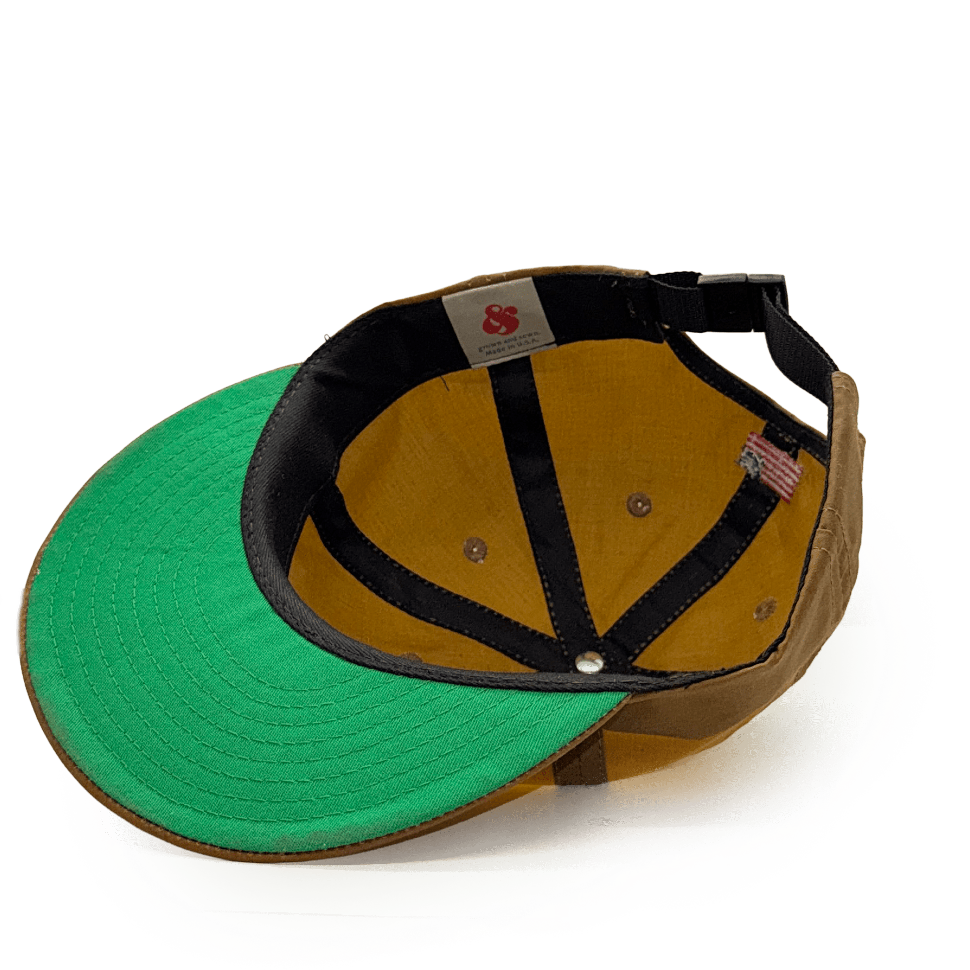 Soft Brim Ball Cap - British Millerain Waxed Cotton - Harvest Gold