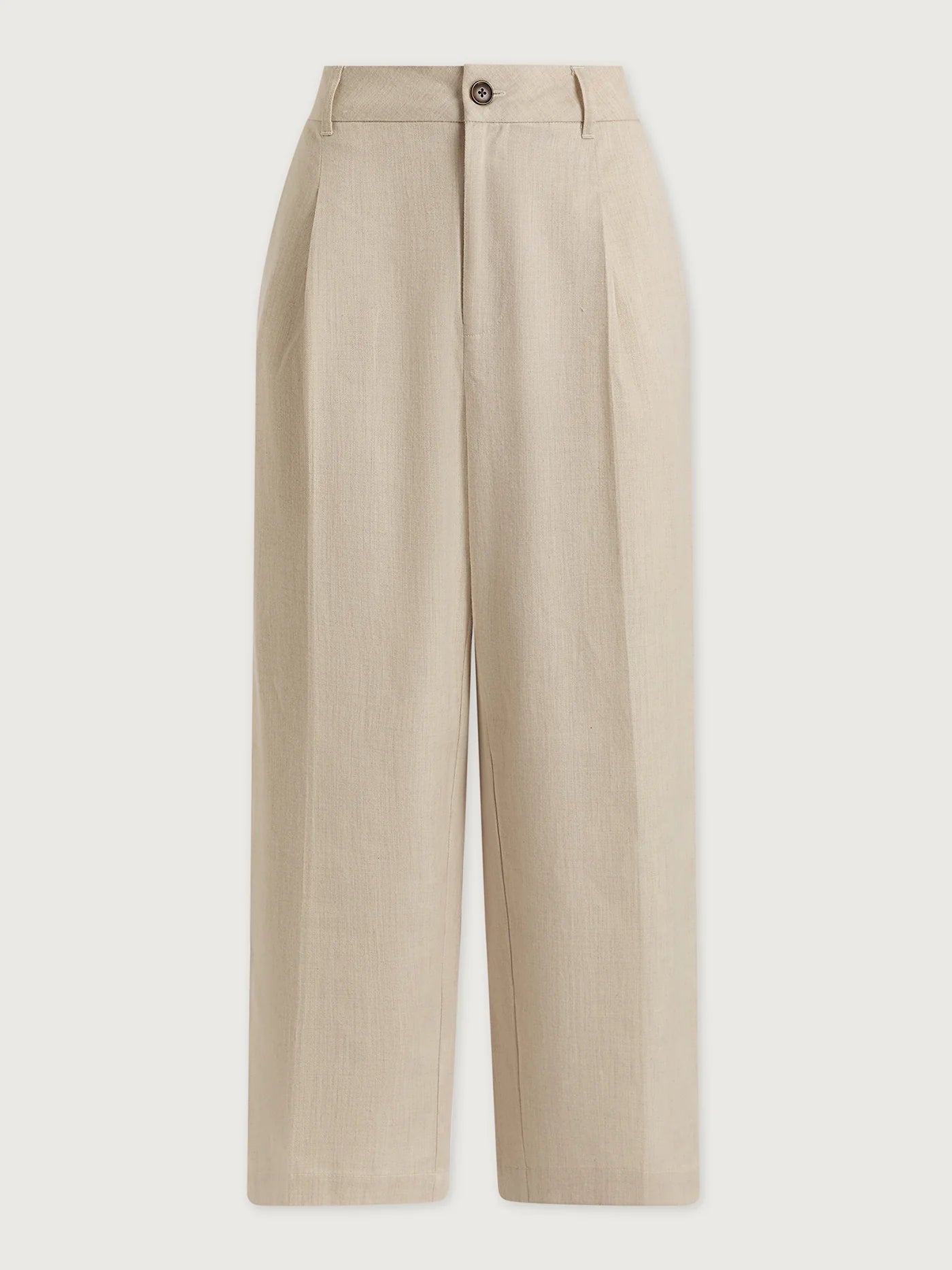 Ellison Crop Wide Leg - Birch Marl