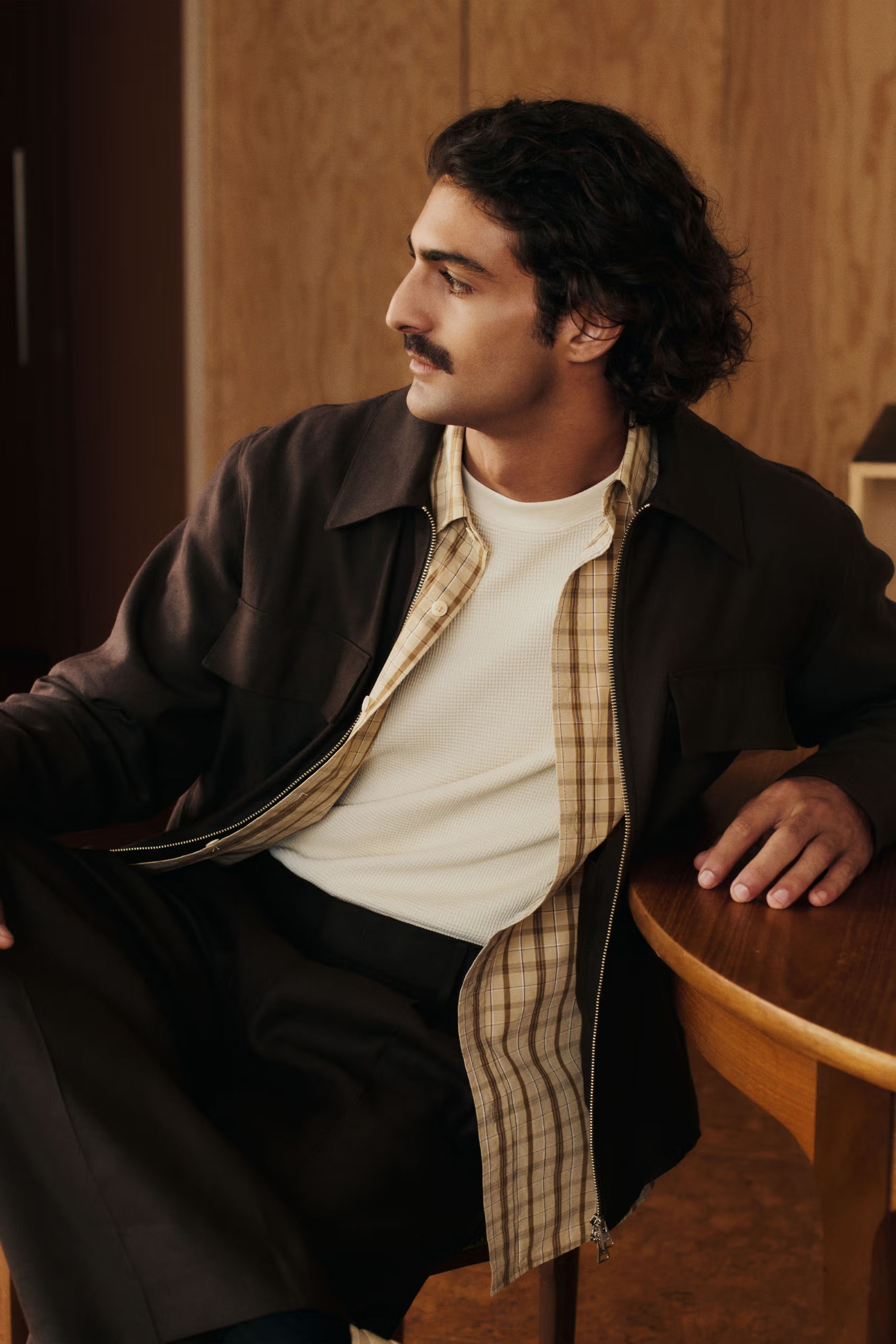 Deon Organic Cotton Shirt - Khaki Check