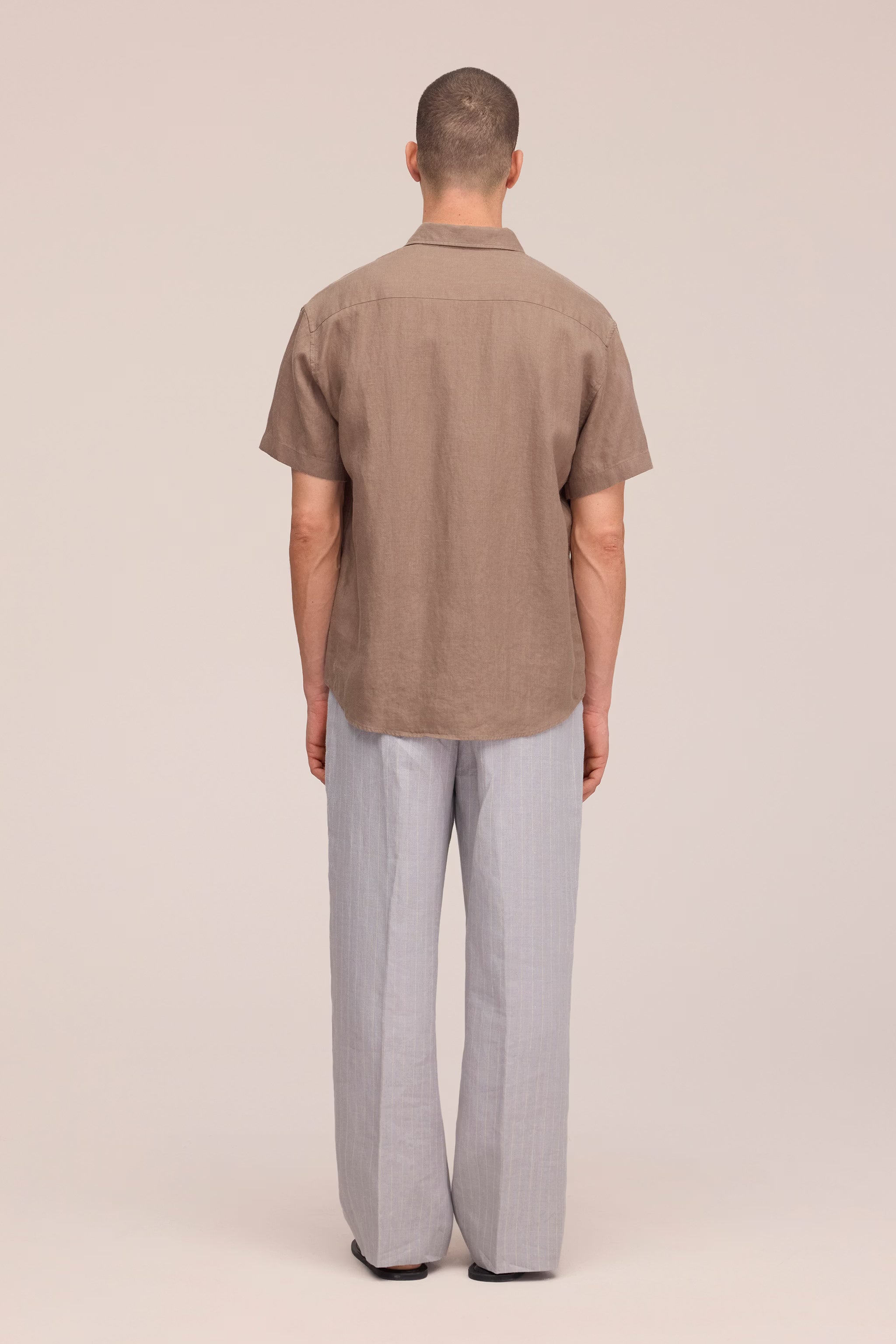 Deon - Linen Shirt - Clay Mirage