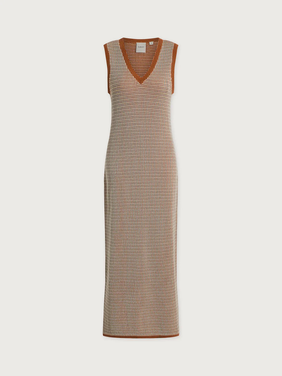 Albane Knit Dress - Caramel Clay